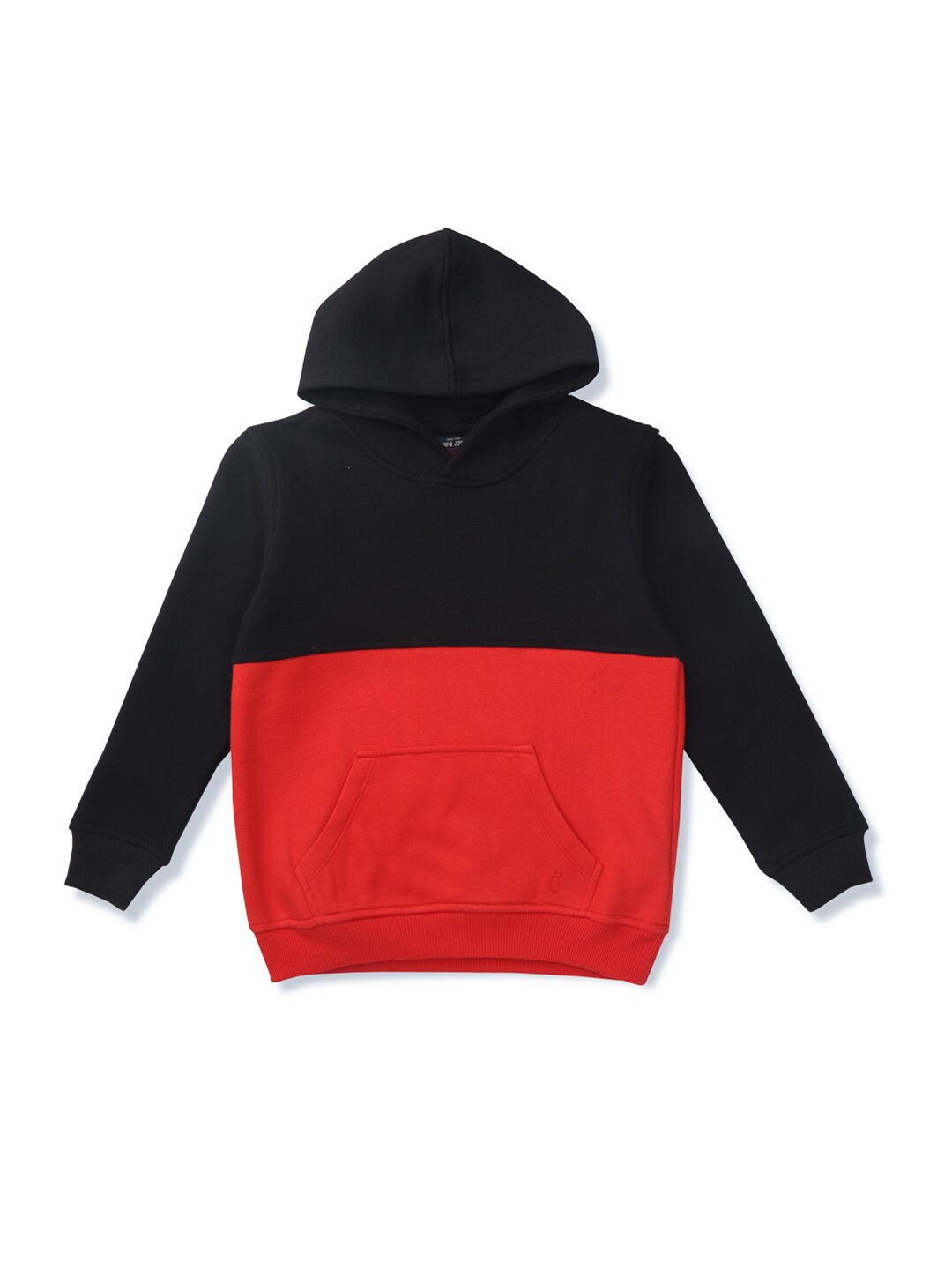 

Gini and Jony Boys Colourblocked Fleece Sweatshirt, Black