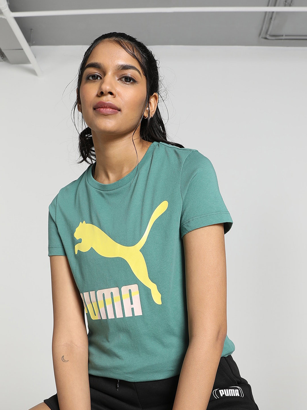 

Puma Classics Logo T-Shirt, Sea green