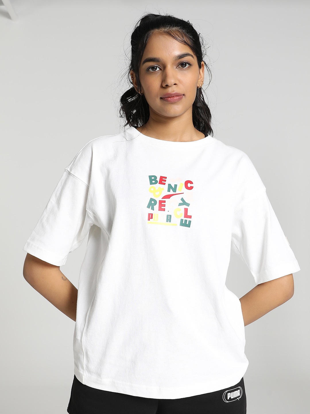 

Puma Downtown Graphic T-Shirt, White