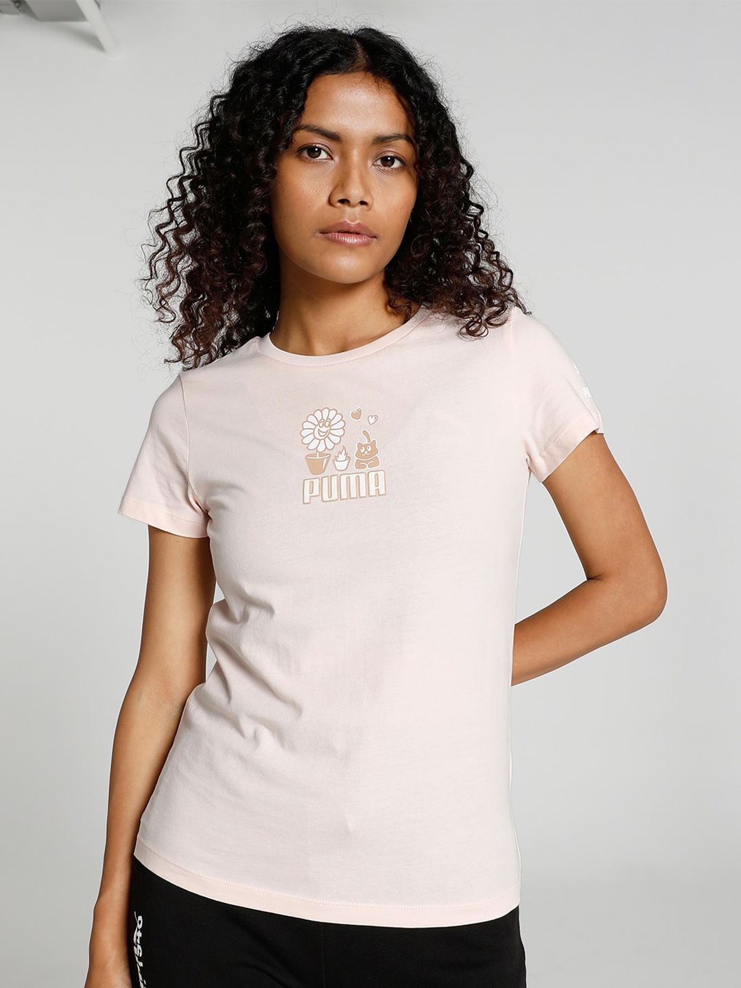 

Puma Graphic Streetwear T-Shirt, Pink
