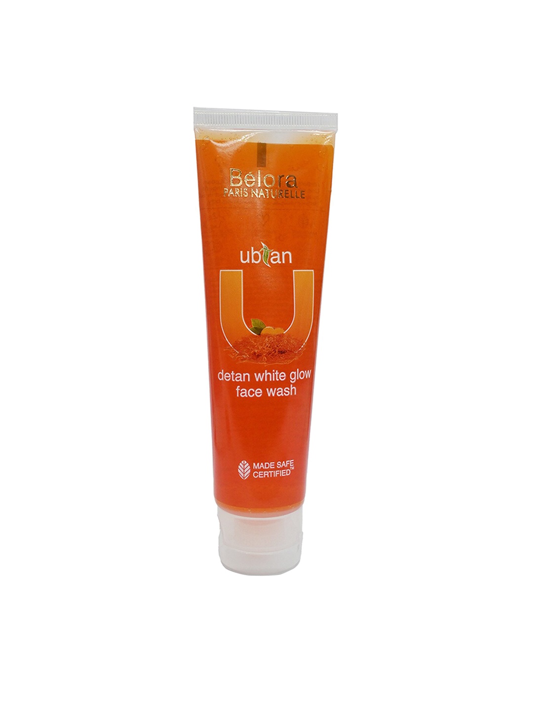 

Belora Paris Naturelle Ubtan De-Tan White Glow Face Wash with Saffron & Turmeric - 100ml, Orange