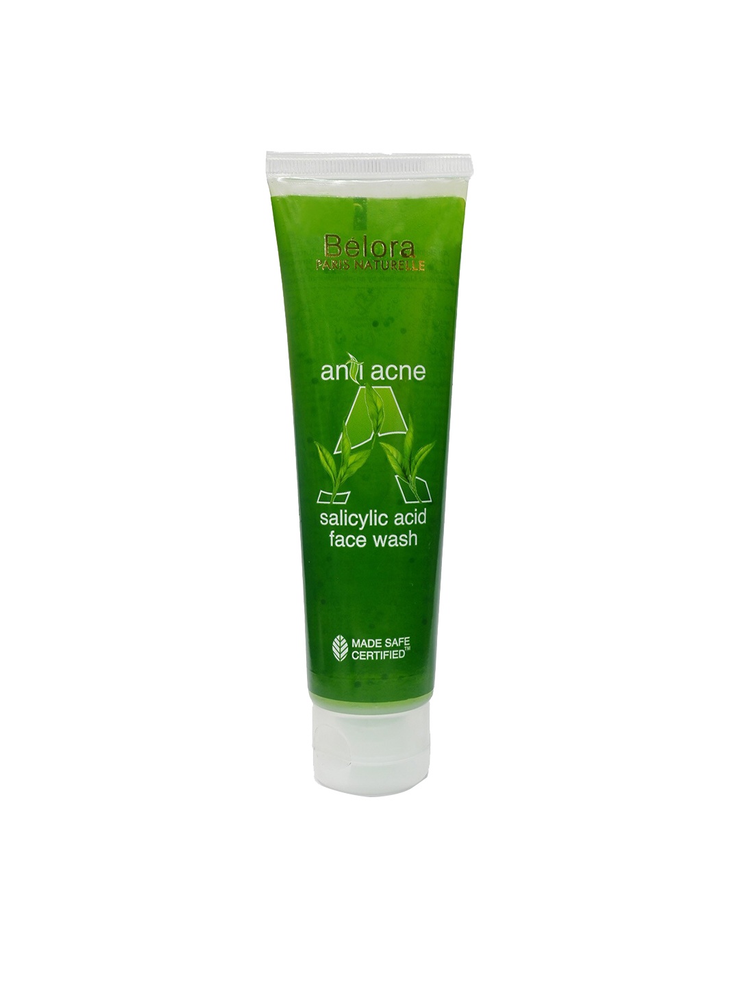 Belora Paris Naturelle Anti-Acne Salicylic Acid Face Wash with Neem & Tea Tree - 100ml, Green