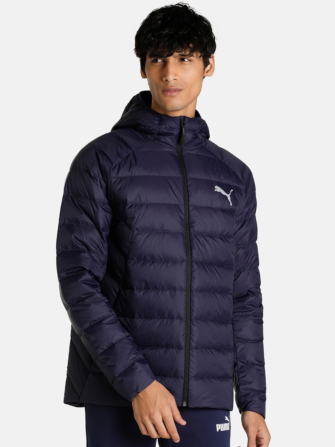 

Puma Men PackLITE Slim Fit Puffer Jacket, Navy blue