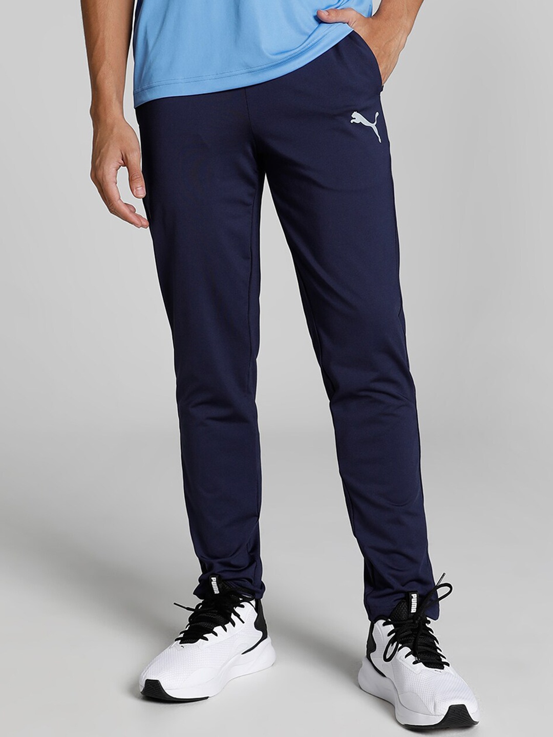 

Puma Men CR Teams Logo Printed Training Track Pant, Navy blue