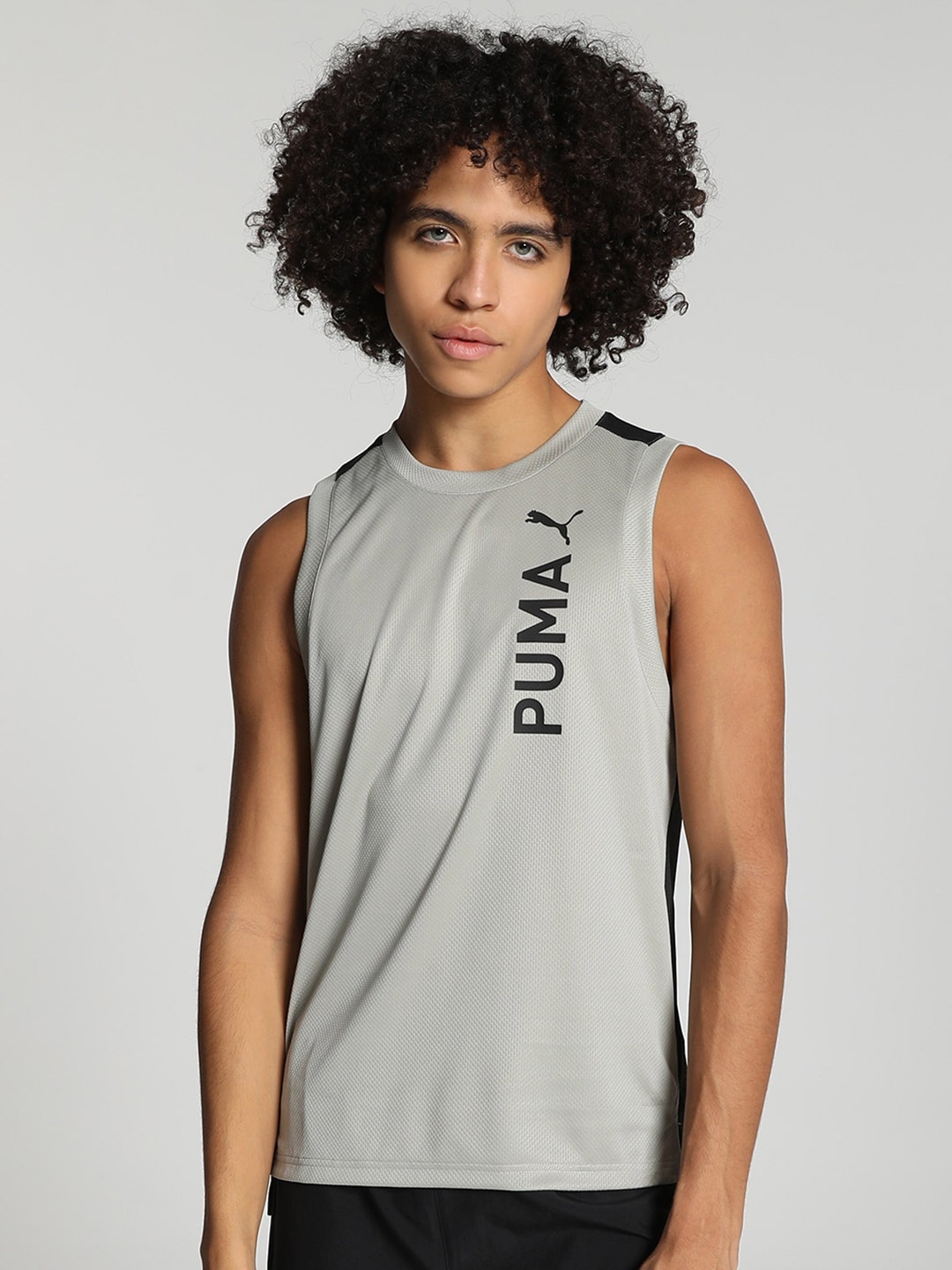 

Puma FIT Men Ultrabreathe Printed Tank T-Shirt, Grey