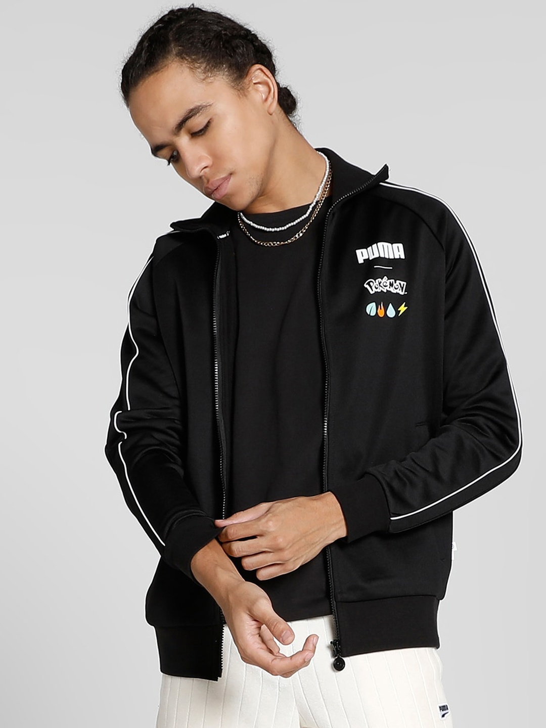 PUMA X POKEMON T7 Jacket, Black
