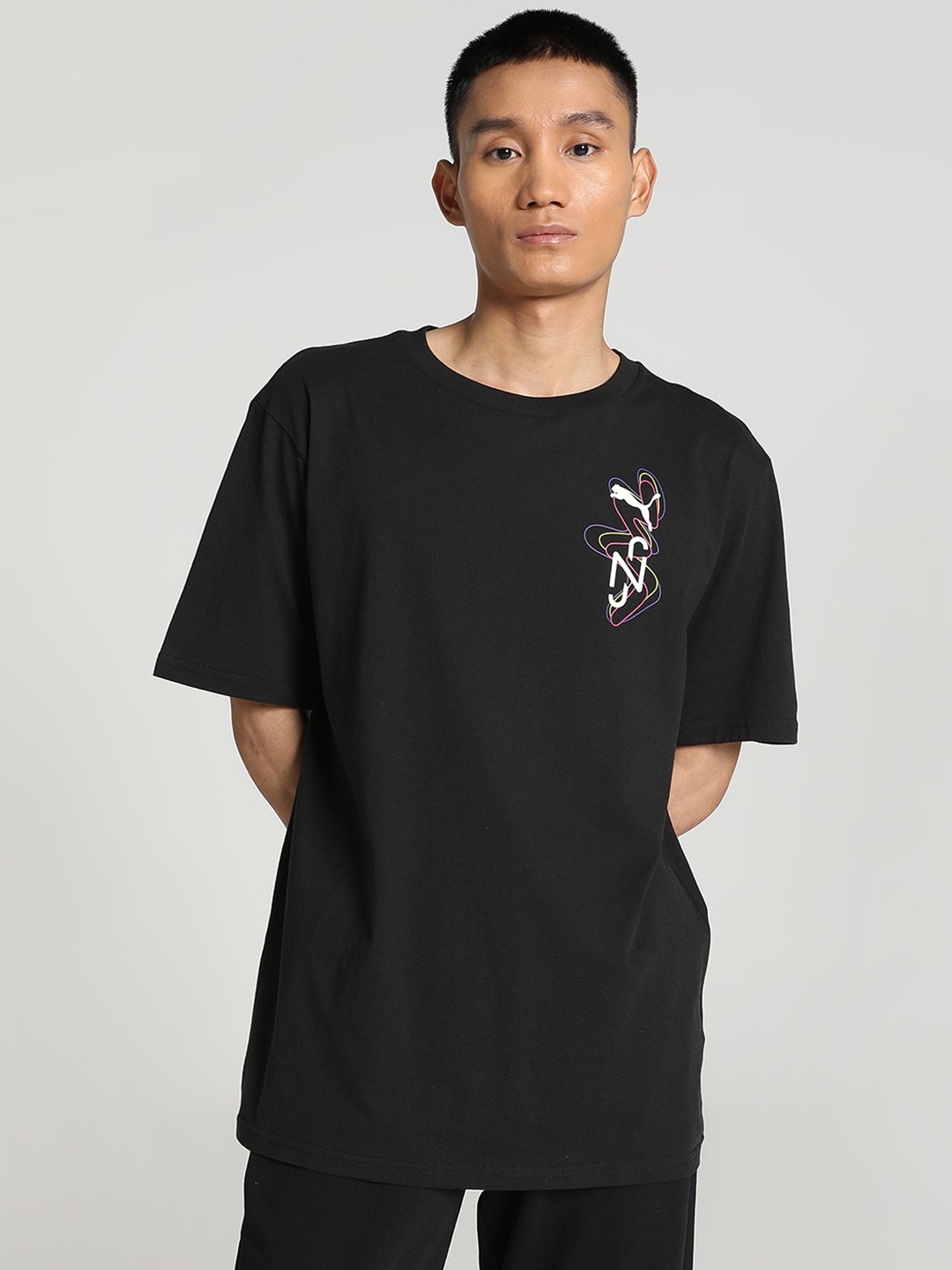 

Puma Neymar Jr. Creativity Logo-Printed Cotton T-Shirt, Black