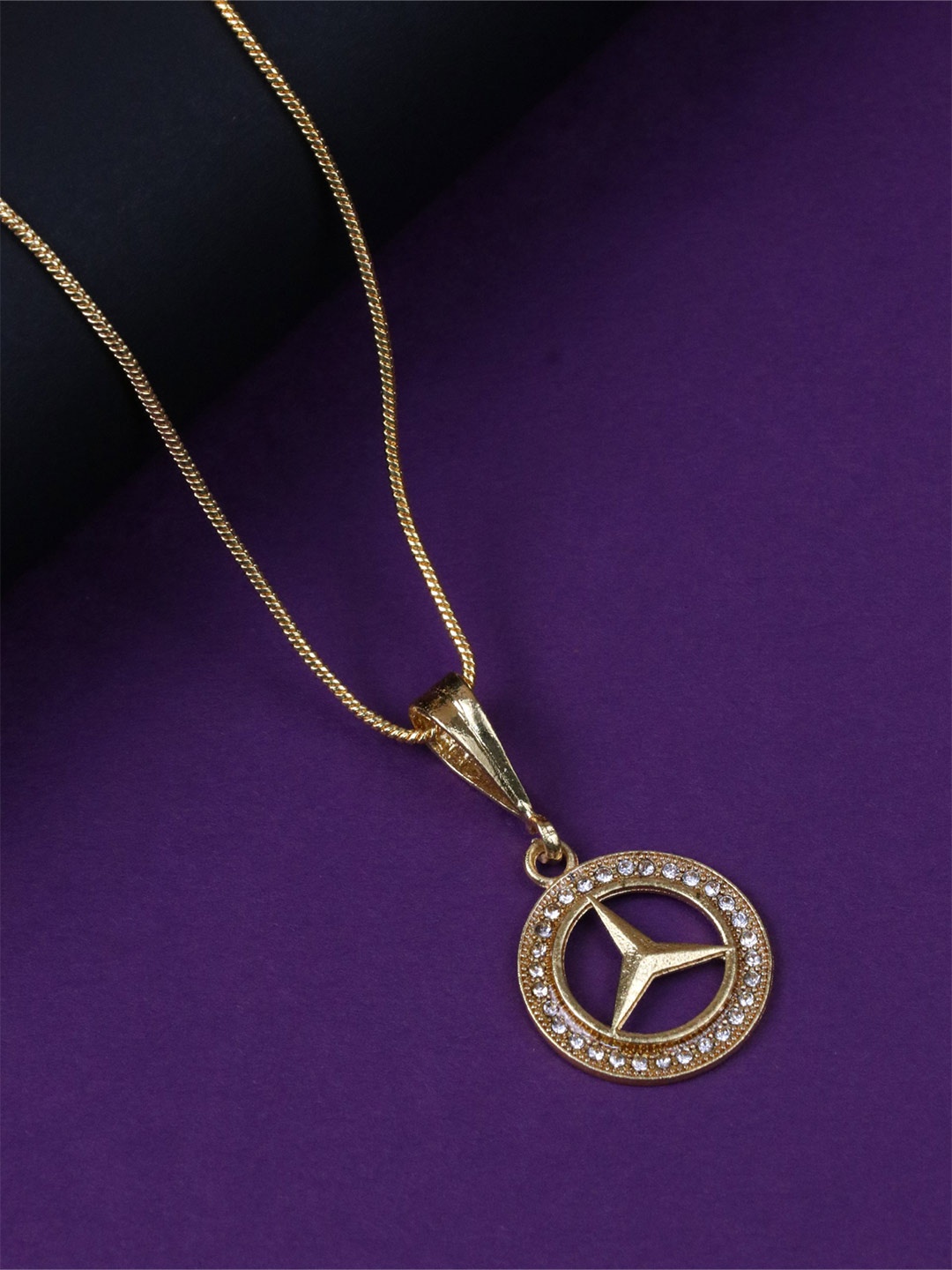 

LAFORWORD Men Brass Gold-Plated Chain