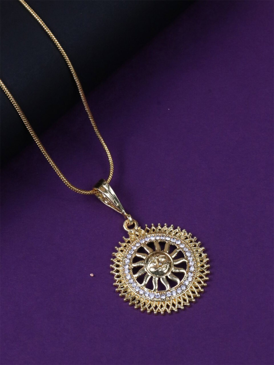 

LAFORWORD Men Brass Gold-Plated Chain