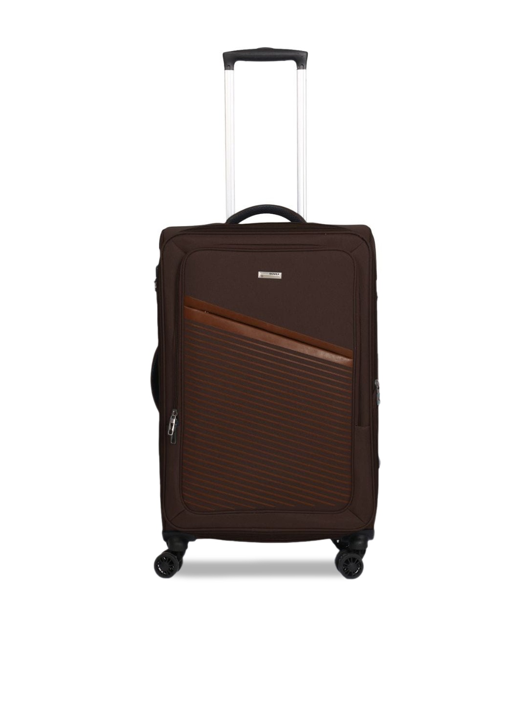 

NOVEX Soft-Sided Cabin Trolley Suitcase, Brown