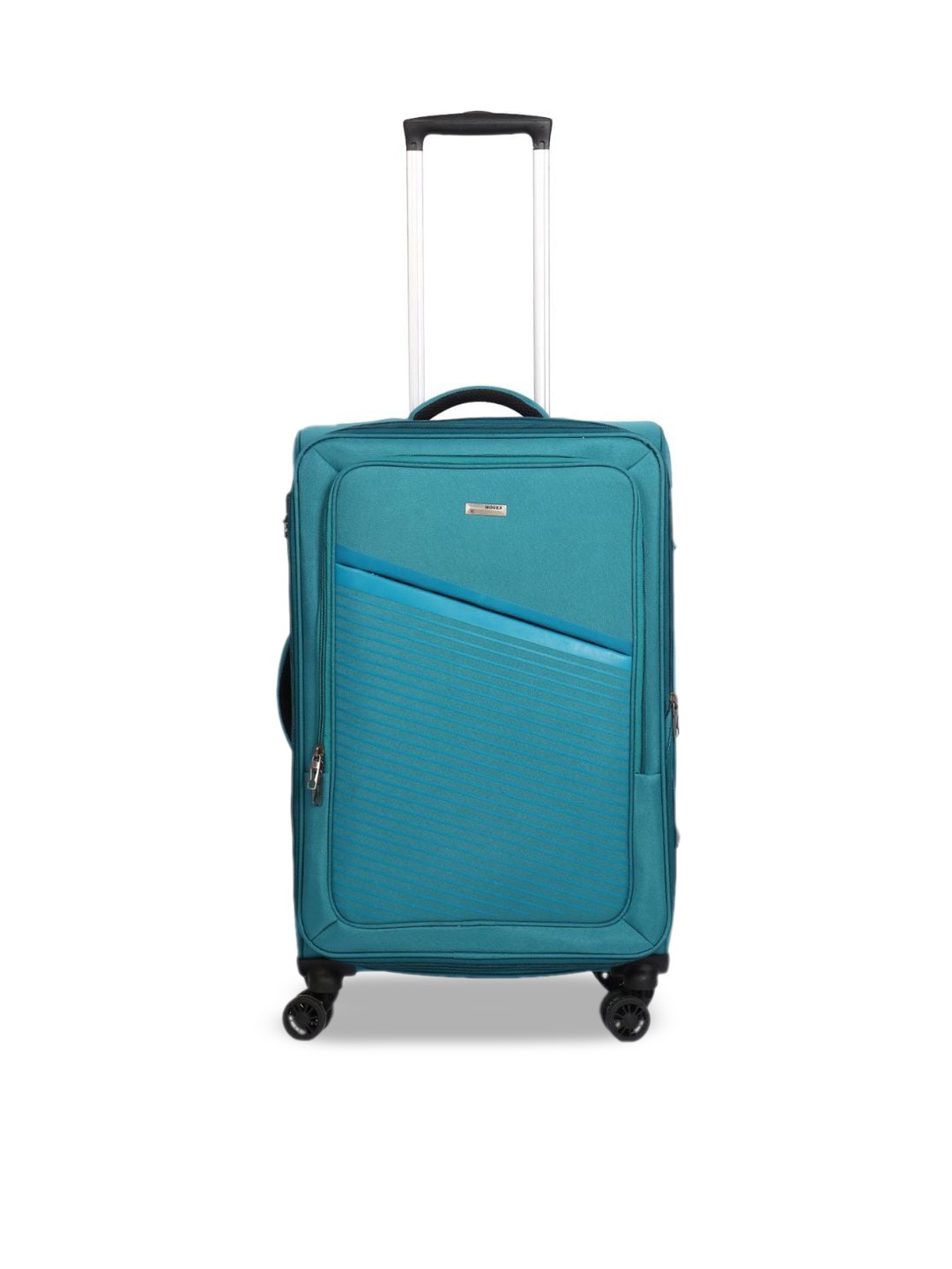 

NOVEX Soft-Sided Medium Water Resistant Trolley Suitcase, Turquoise blue