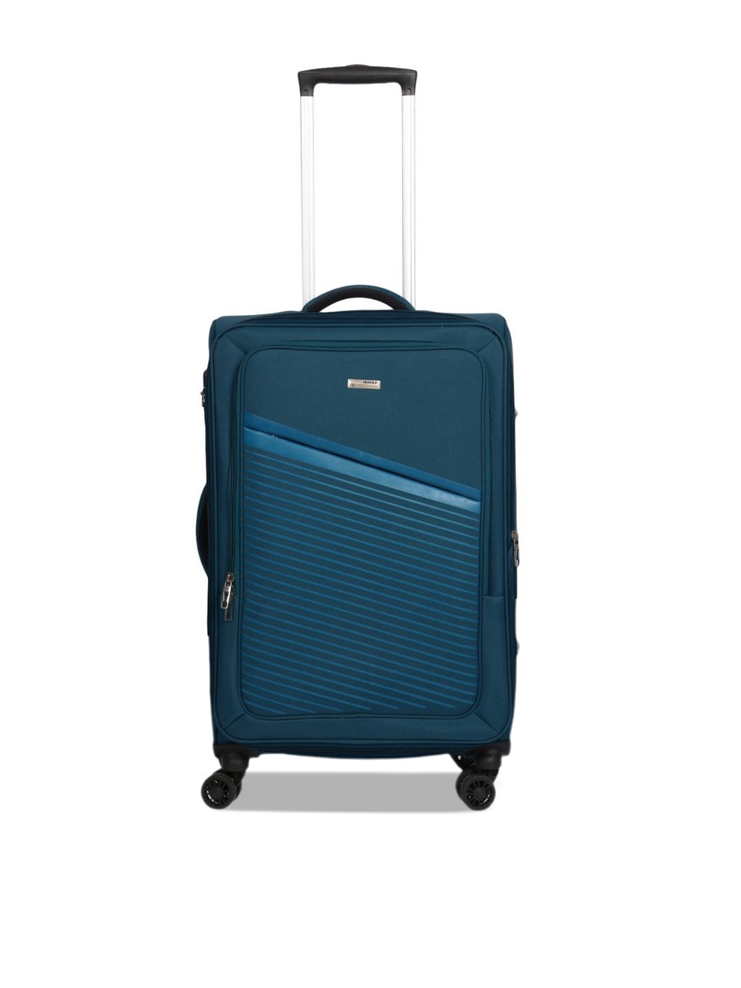 

NOVEX Soft-Sided Medium Water Resistant Trolley Suitcase, Blue