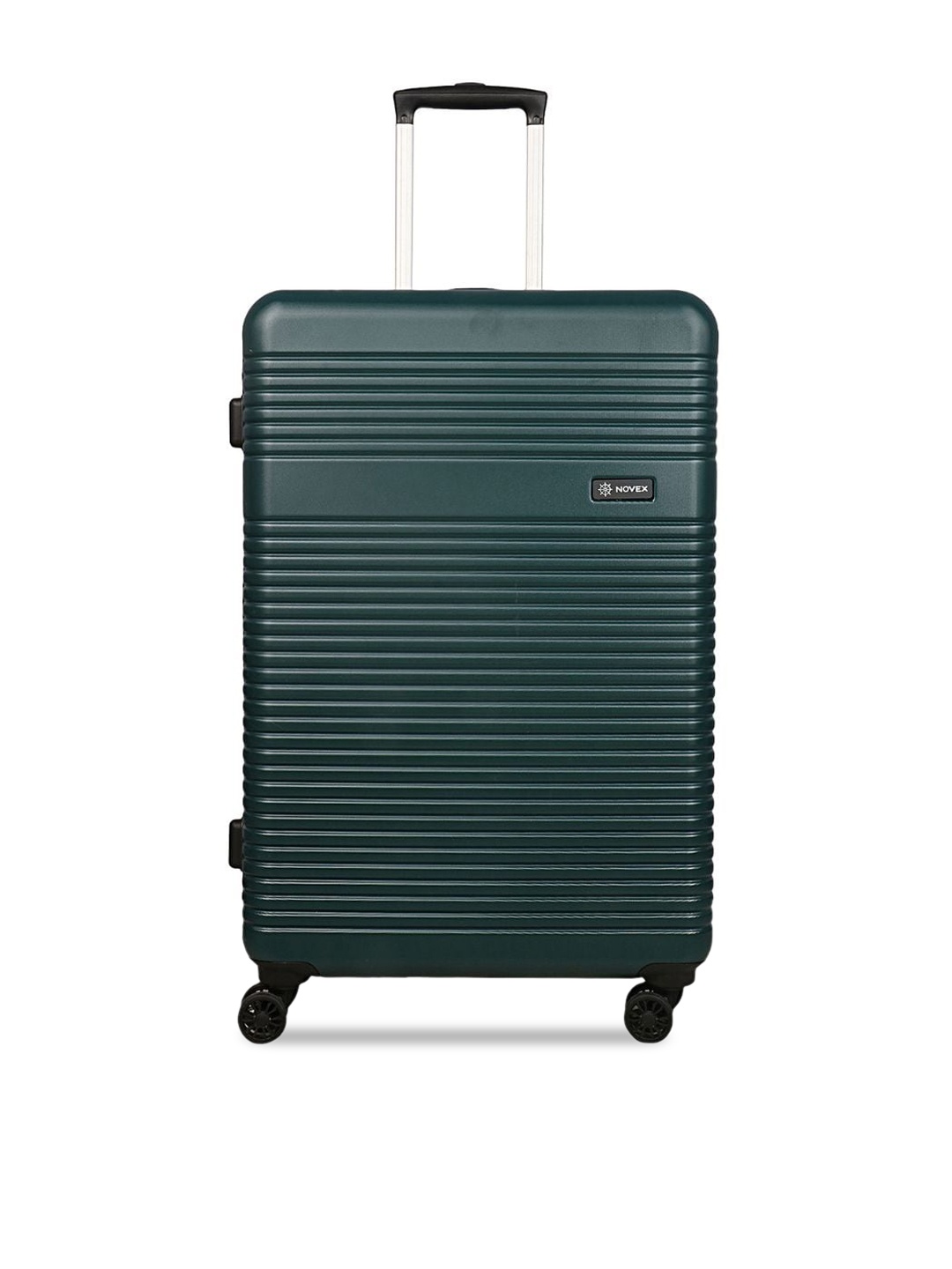 

NOVEX Large Textured Hard-Sided Trolley Suitcase, Green