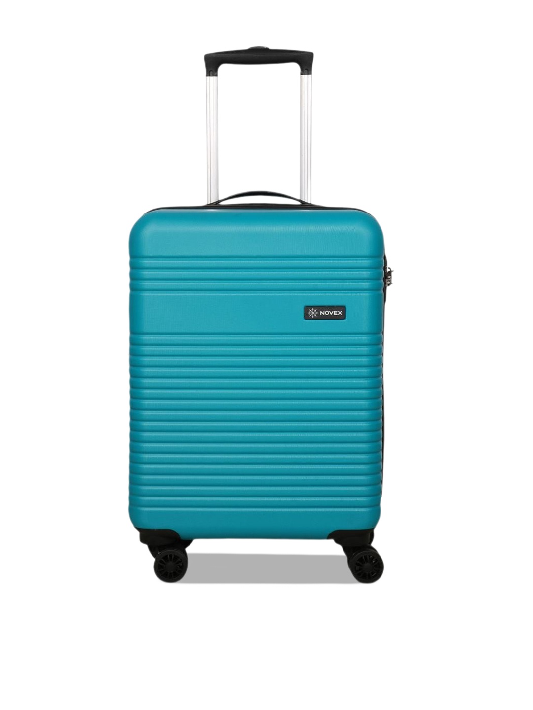 

NOVEX Cabin Hard-Sided Water-Resistant Trolley Suitcase, Turquoise blue