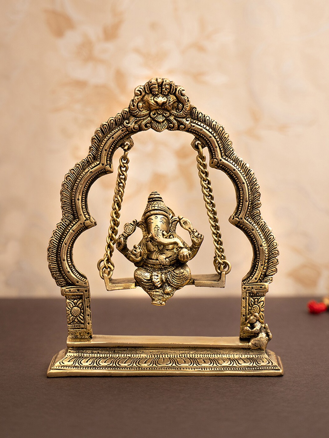 

DecorTwist Metallic-Toned Ganesha Idol Showpiece