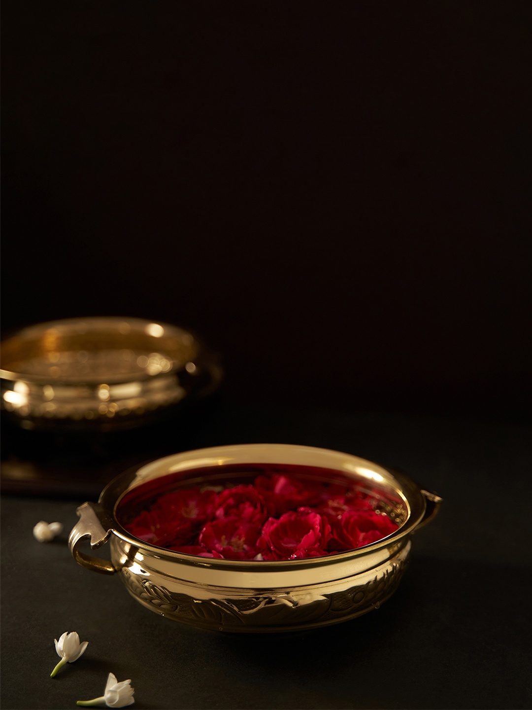

DecorTwist Myra Decorative Metal Urli Bowl, Gold