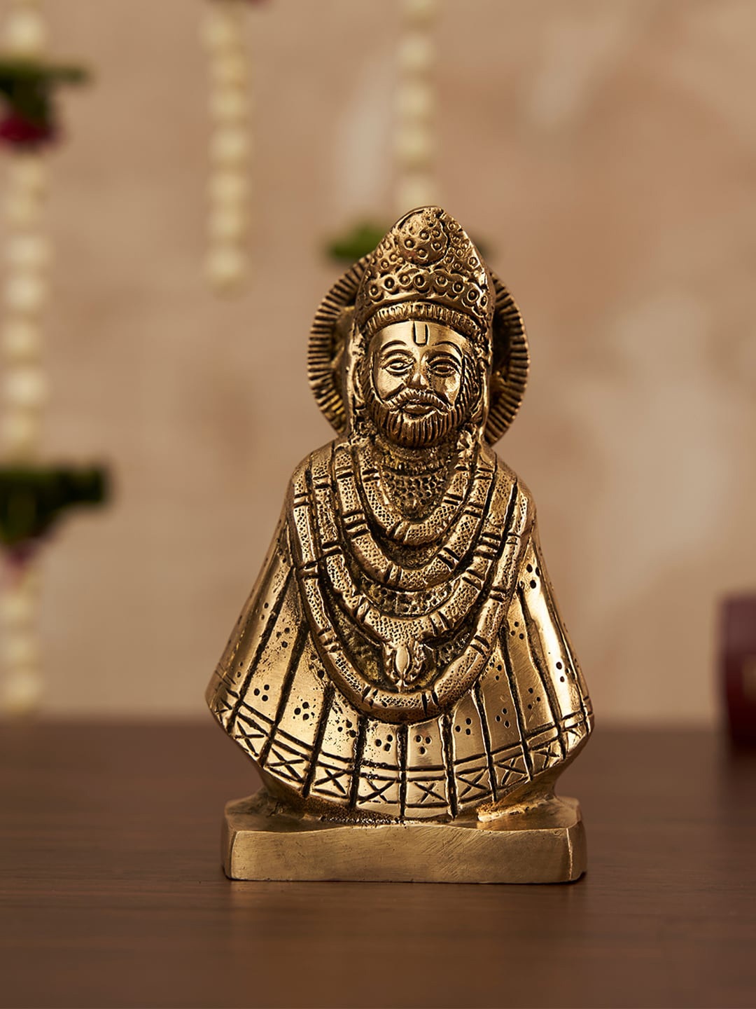 

DecorTwist Metallic-Toned Textured Hanuman Idol Showpiece