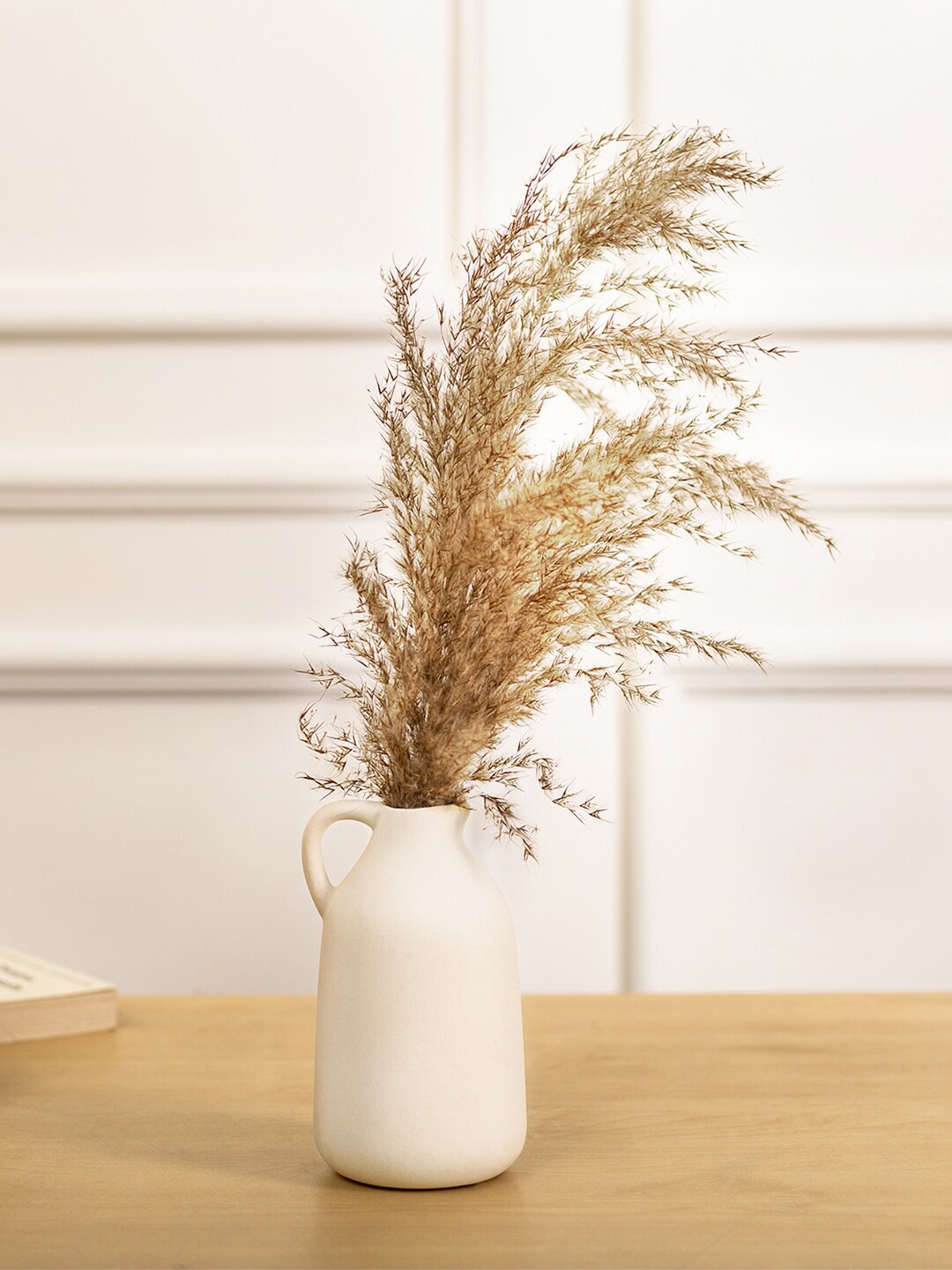 

DecorTwist Black & White 2 Pieces Ceramic vase Showpieces