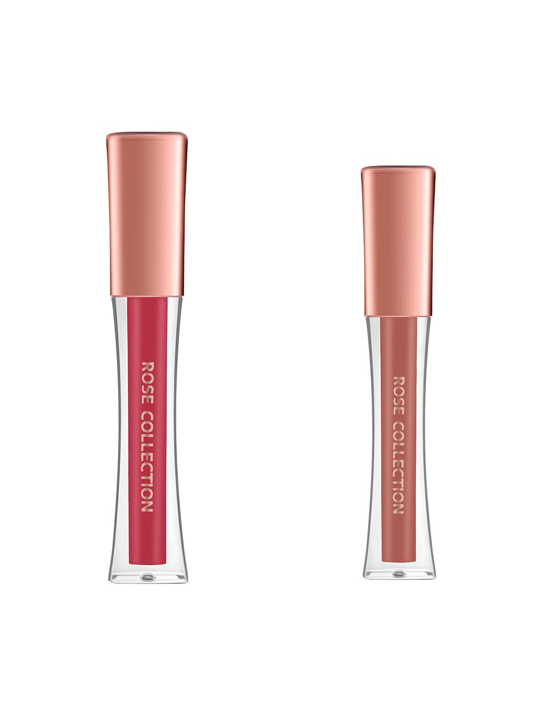

CAL Losangeles Set of 2 Rose Collection Liquid Lip Color 3ml Each - Tulip 04 & Peony 05, Red