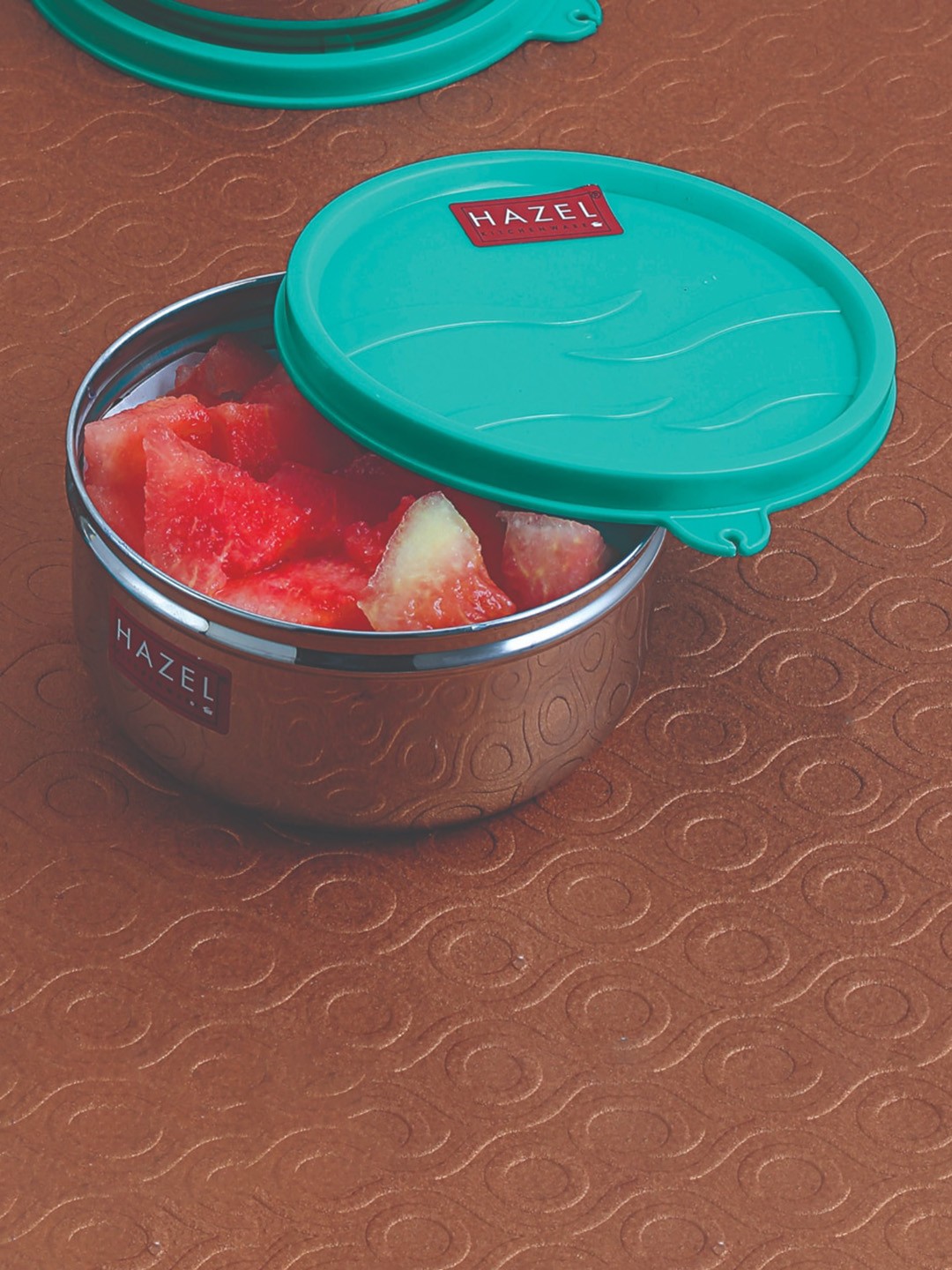 

HAZEL Air Tight Stainless Steel Tiffin Box With Leak Proof Lid - 450 ML Each