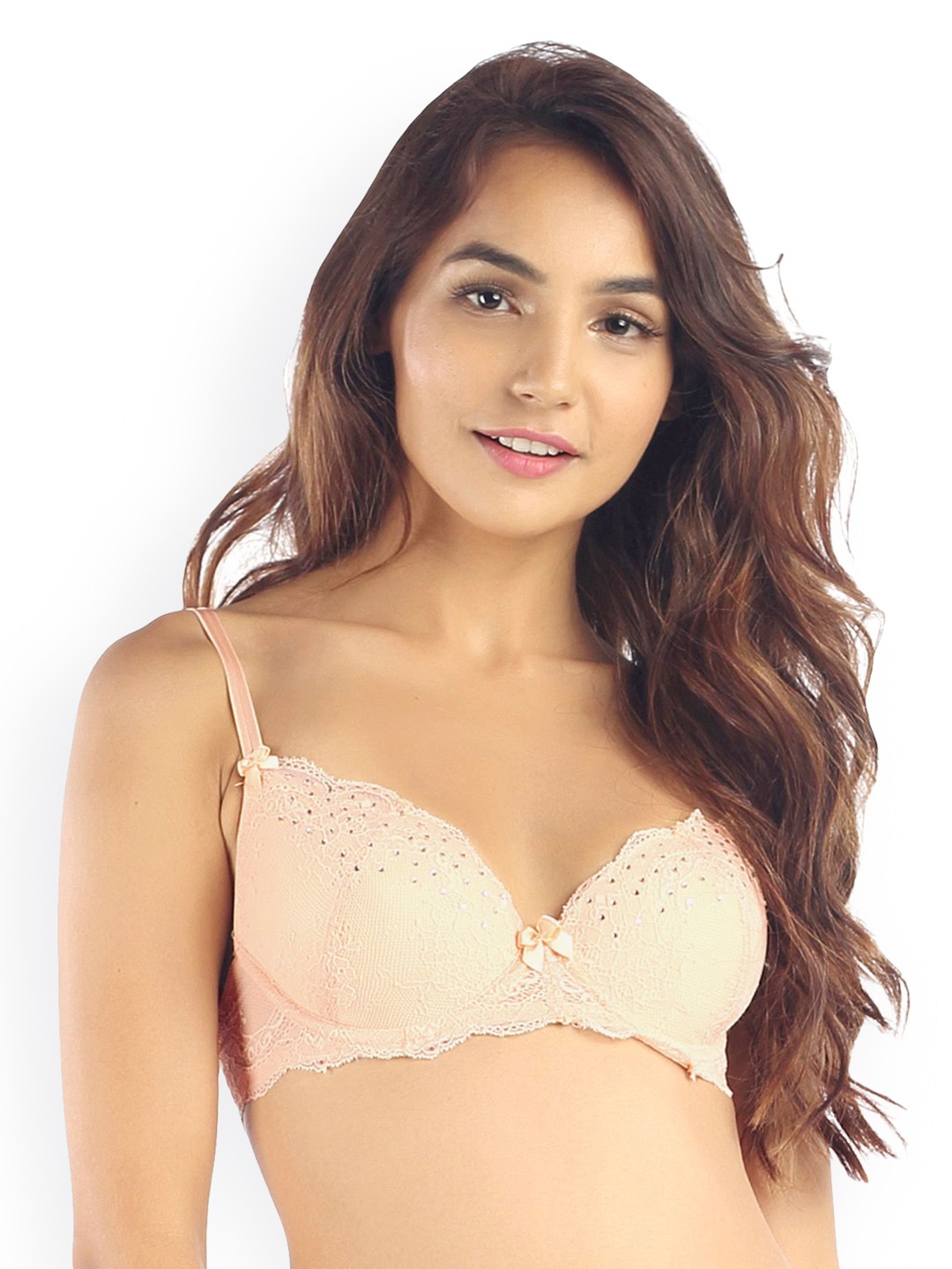 

Candyskin Nude Lace Underwired Lightly Padded Everyday Bra