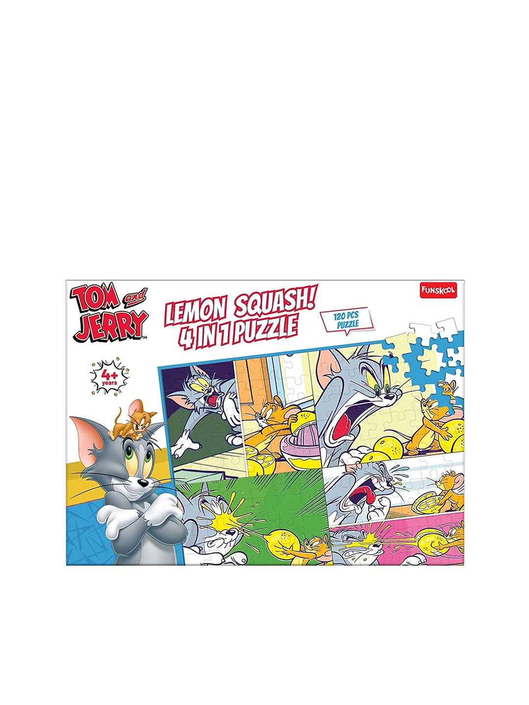 

Funskool 120-Pieces Lemon Squash 4-In-1 Puzzle For Age 4+ Years, Multi
