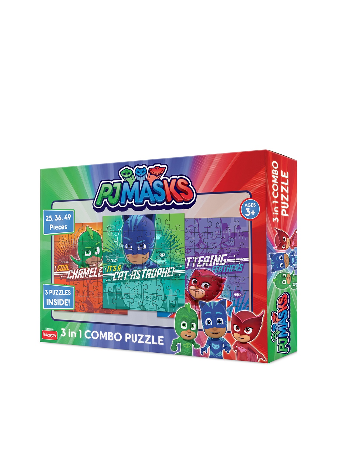 

Funskool 3-In-1 Combo Puzzle For Age 3+ Years, Multi