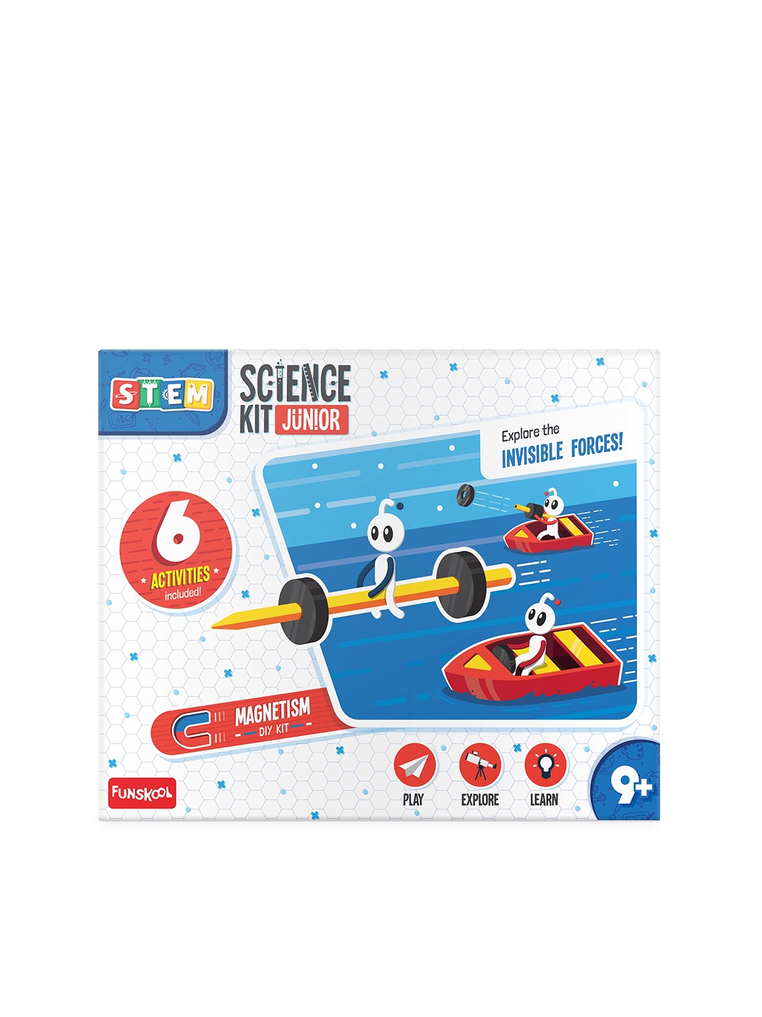 

Funskool Stem 6-in-1 Activities Science Kit Junior For Age 9+ Years, Multi