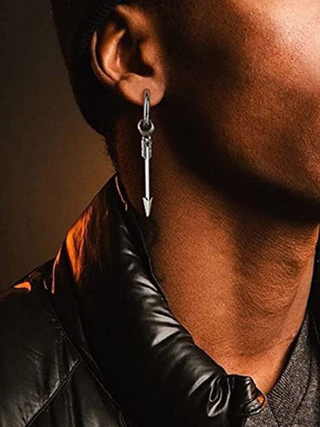 

VIEN Silver-Plated Contemporary Drop Earrings