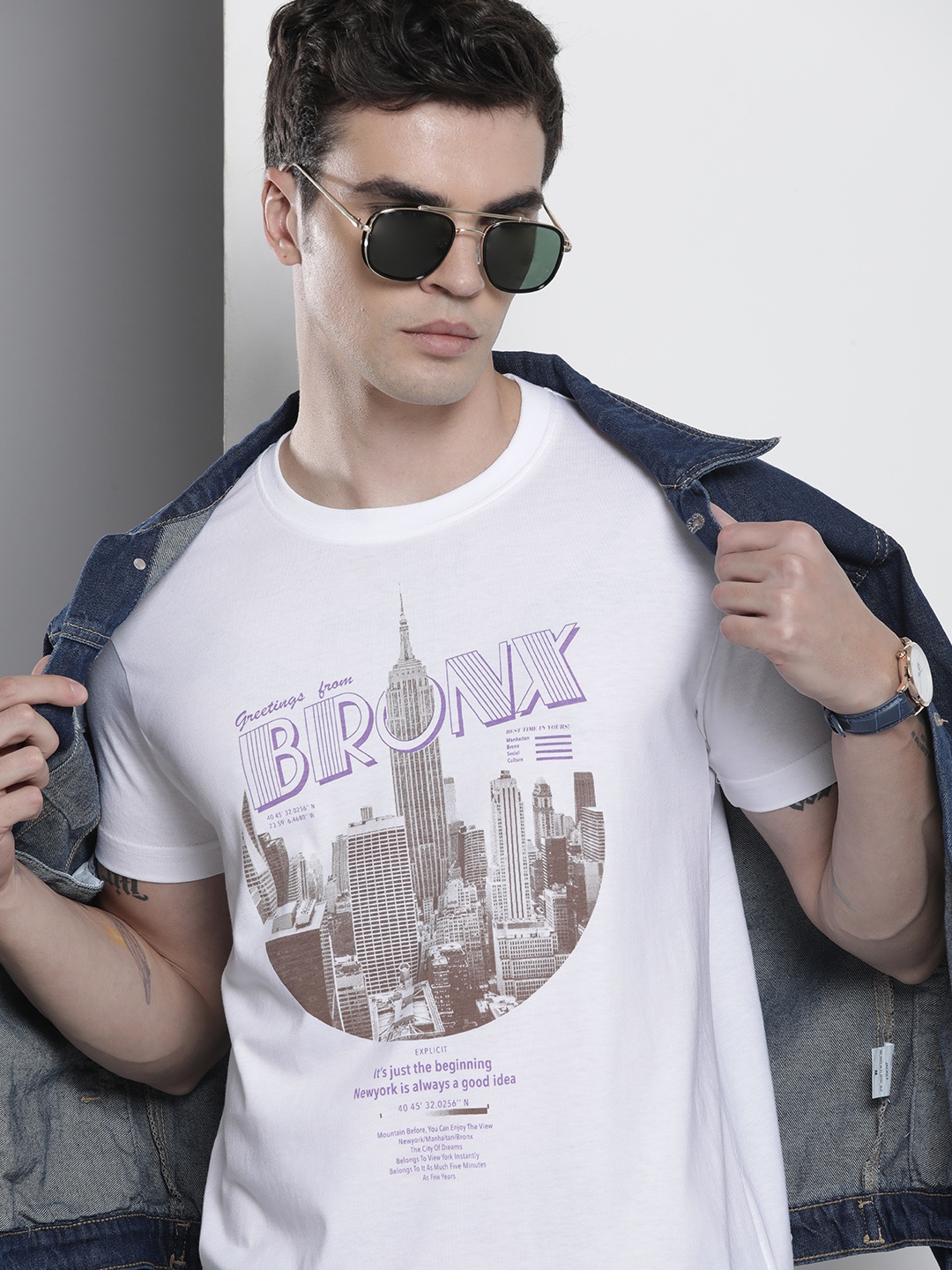 

The Indian Garage Co Printed T-shirt, White