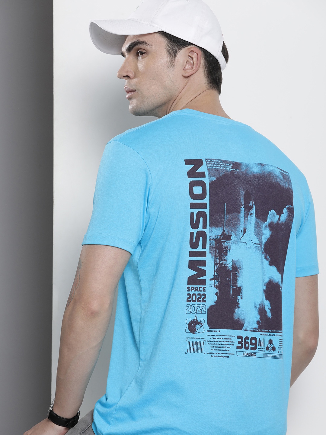 

The Indian Garage Co Printed T-shirt, Blue