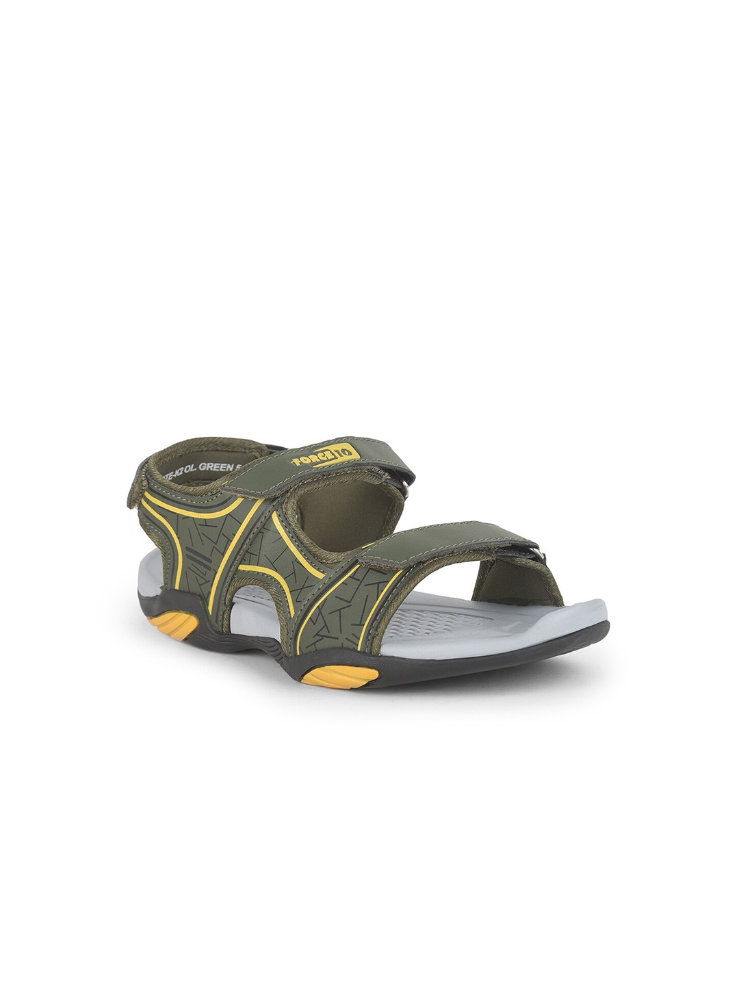 

Liberty Fabric Velcro Closure Sport Sandals, Olive