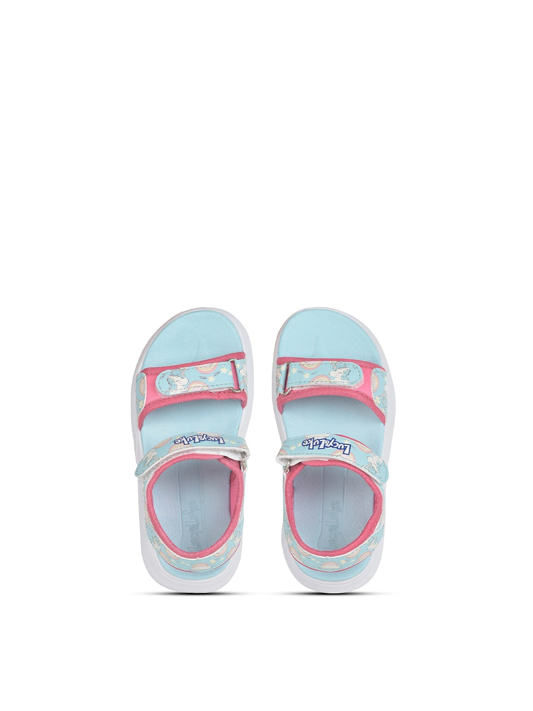 

Liberty Kids Printed Fabric Velcro Closure Sport Sandals, Blue