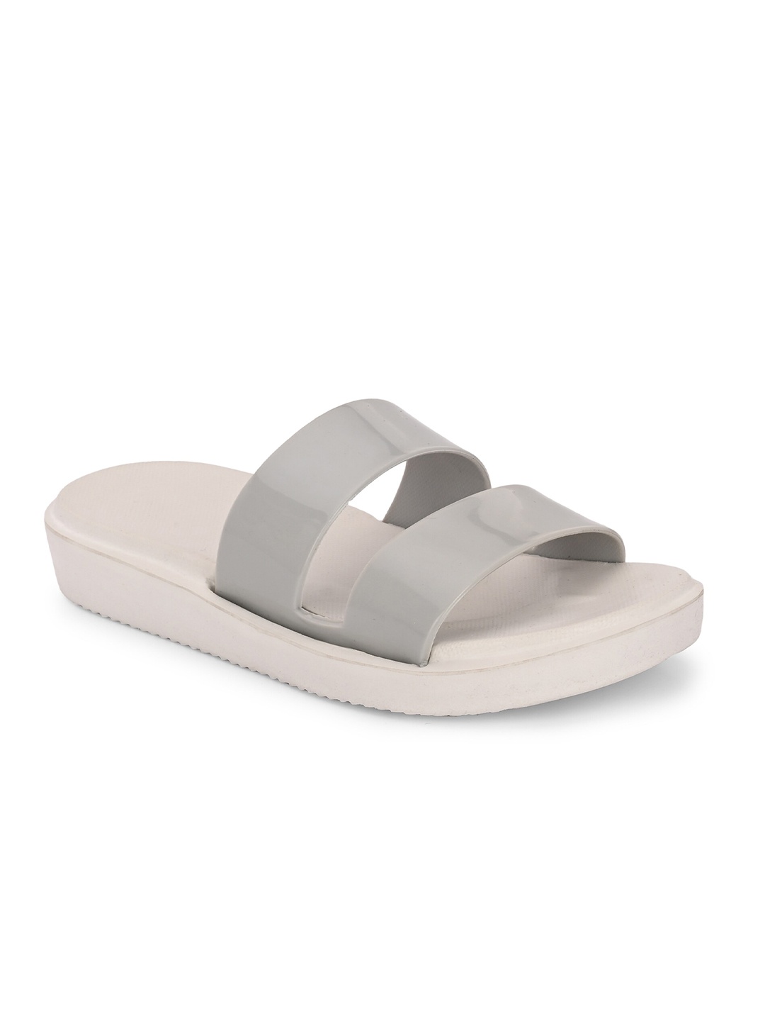 

The Roadster Lifestyle Co. Women Grey Double Strap Sliders