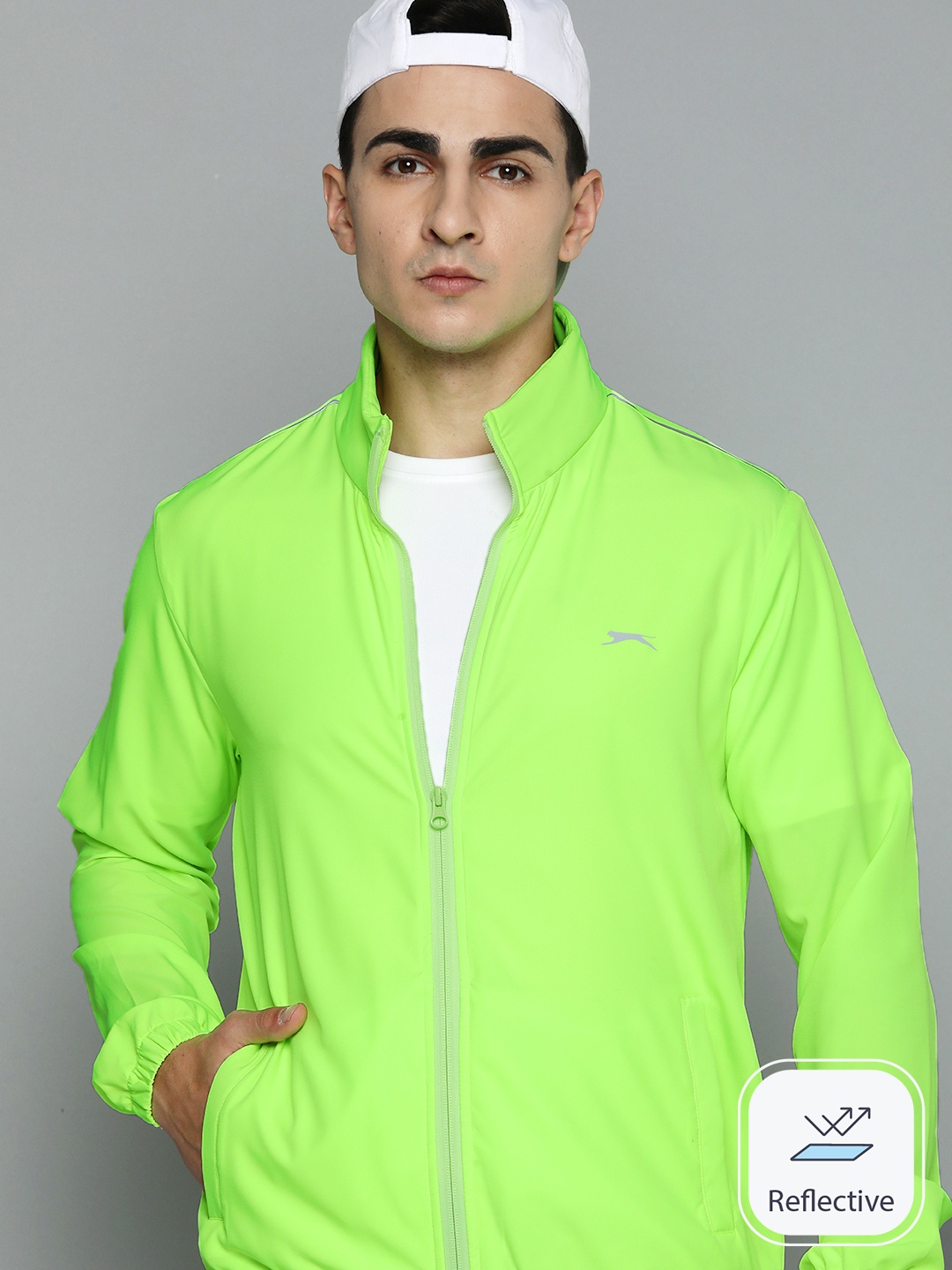 

Slazenger Ultra Dry Sports Jacket, Fluorescent green