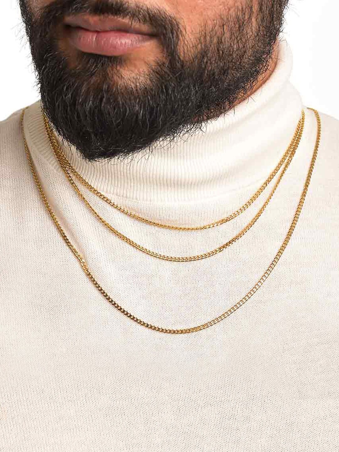 

PALMONAS Men Gold-Plated Chain