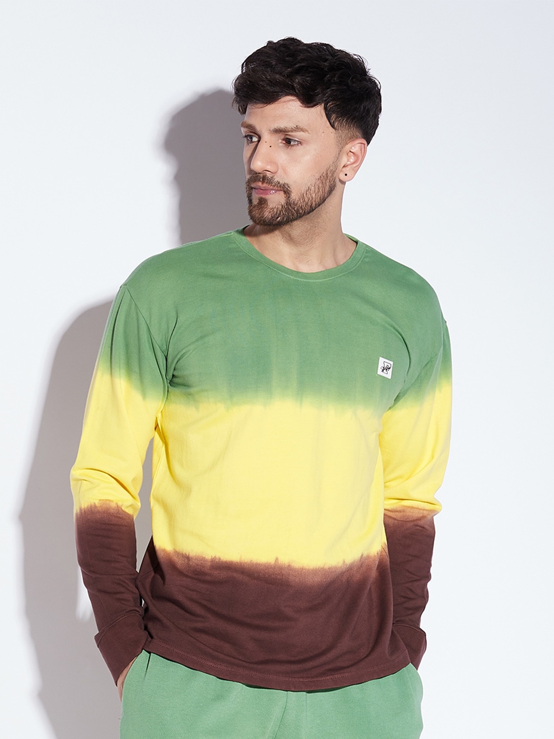 

FUGAZEE Ombre Pure Cotton T-shirt, Green