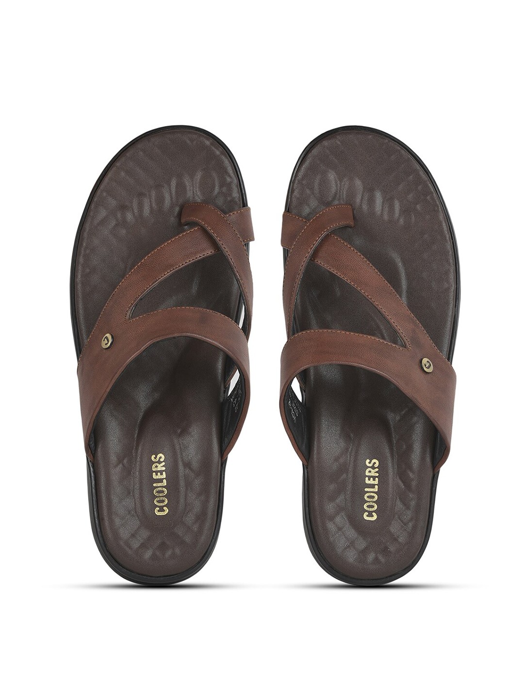 

Liberty Men Comfortable Open One Toe Comfort Sandals, Tan