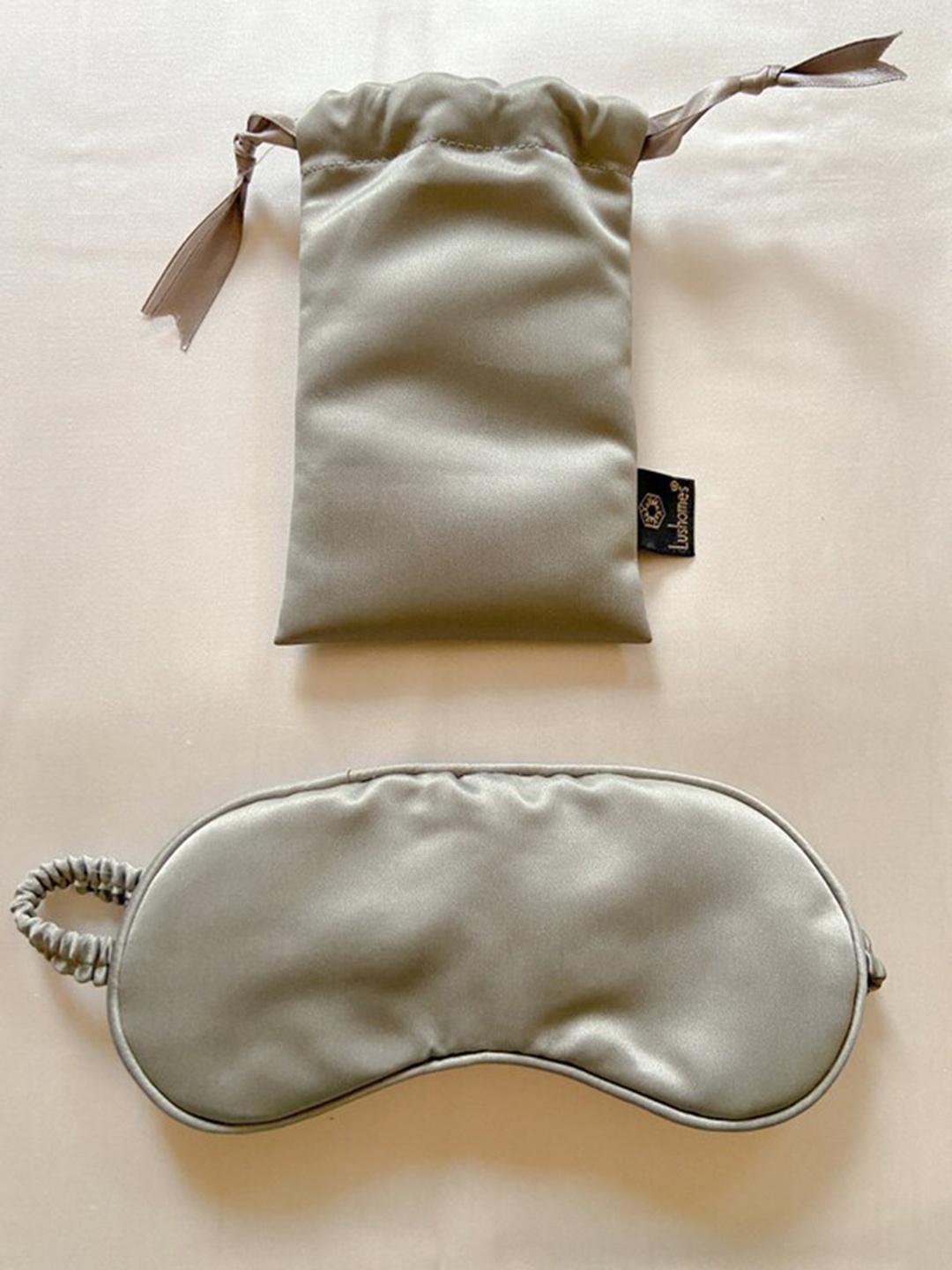 

Lushomes Silk Sleeping Eyemask, Grey