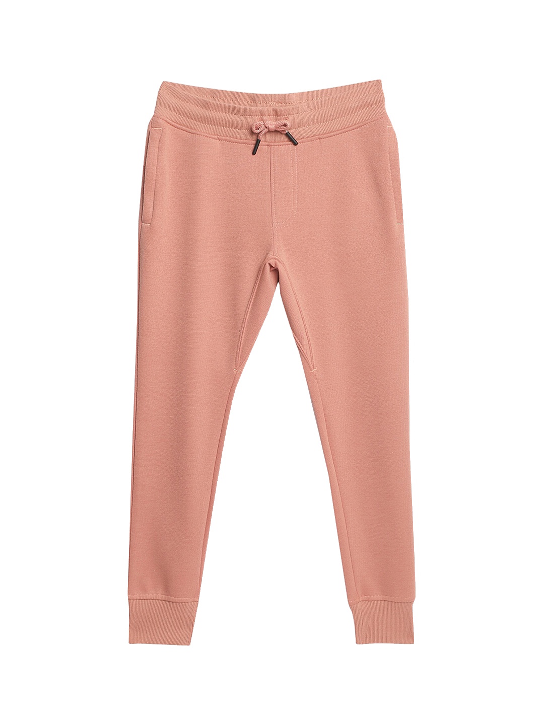 

Cantabil Girls Mid-Rise Cotton Joggers, Peach