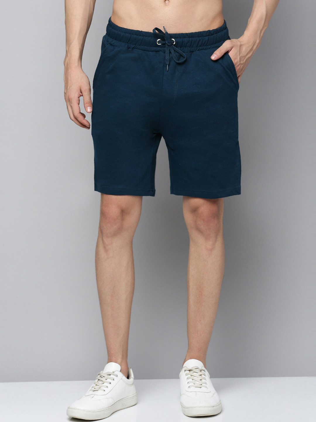 

Urban Dog Men Mid-Rise Sports Shorts, Blue