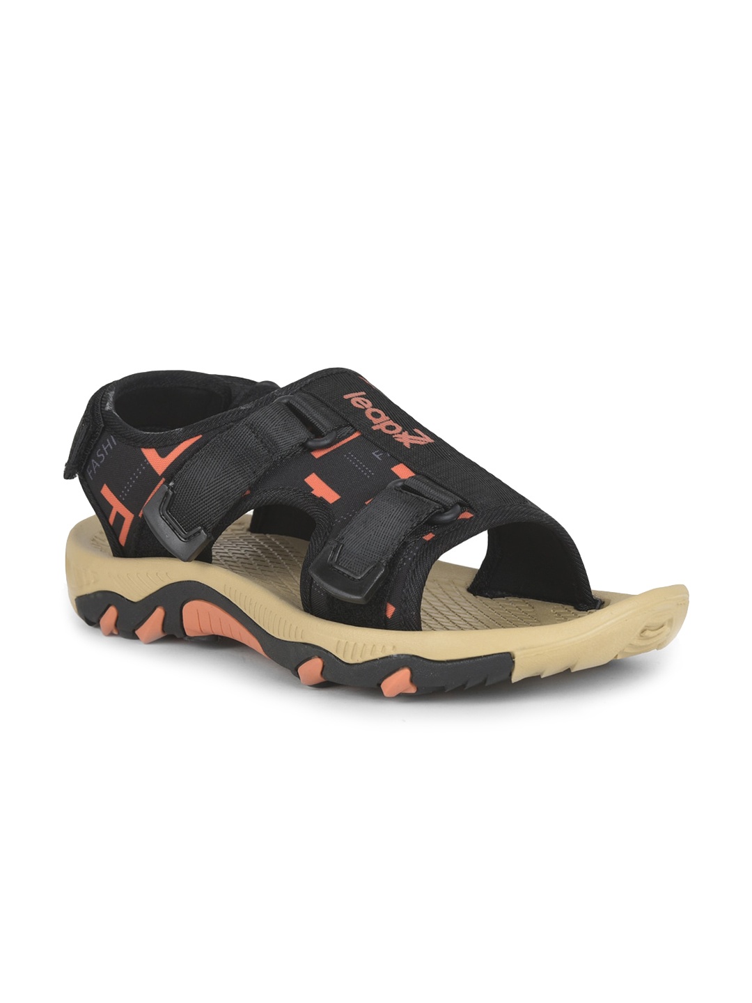 

Liberty Men Printed Sports Sandals, Black