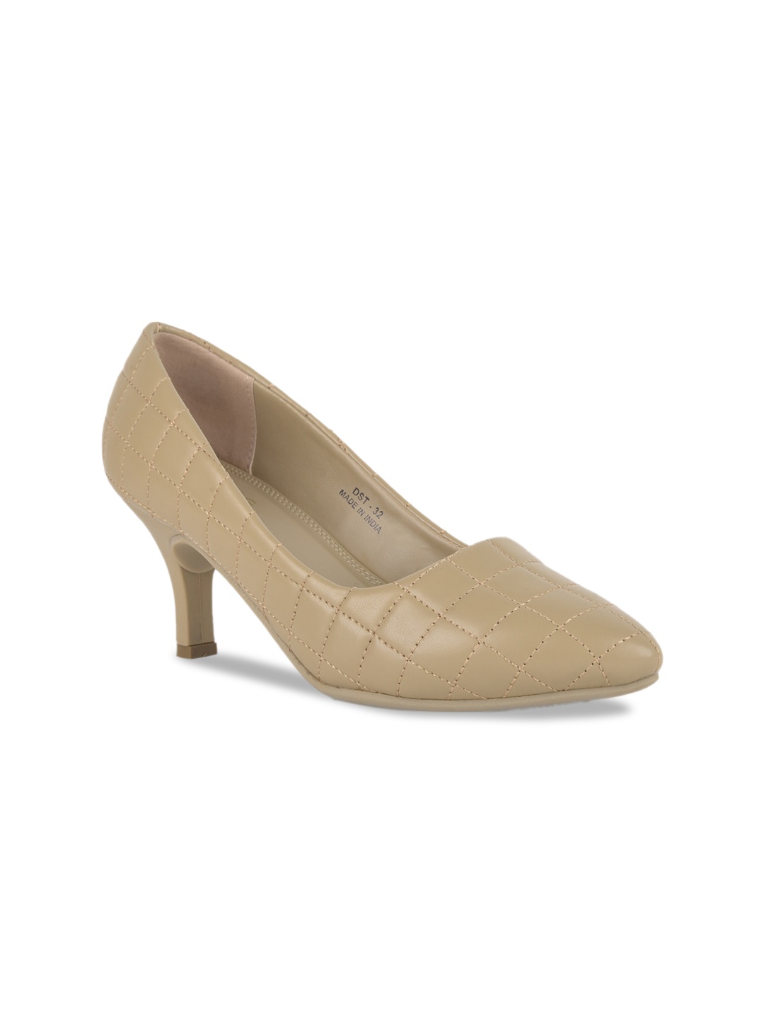 

Liberty Pointed Toe Textured Slim Pumps, Beige