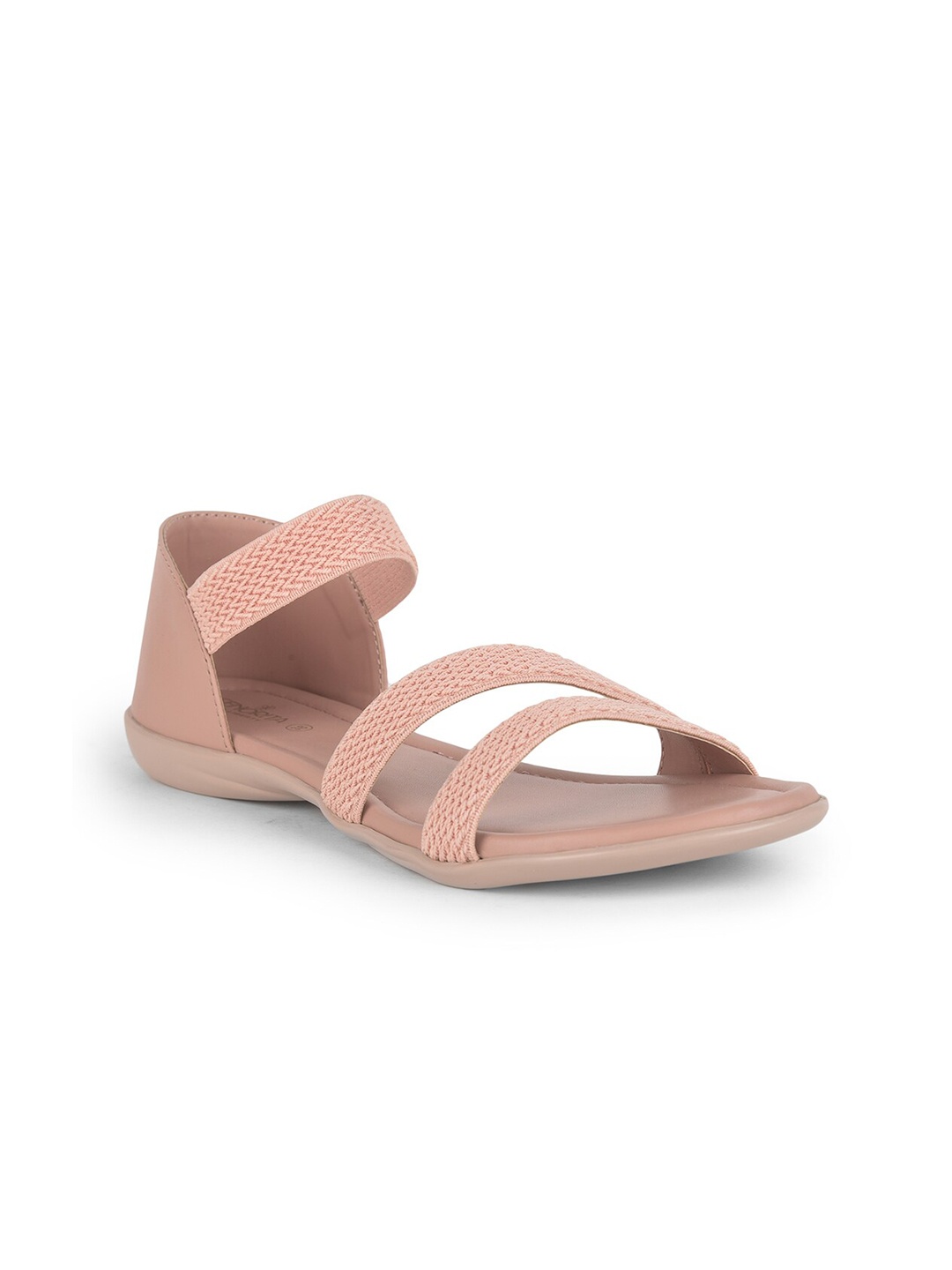 

Liberty Women Open Toe Flats With Backstrap, Peach