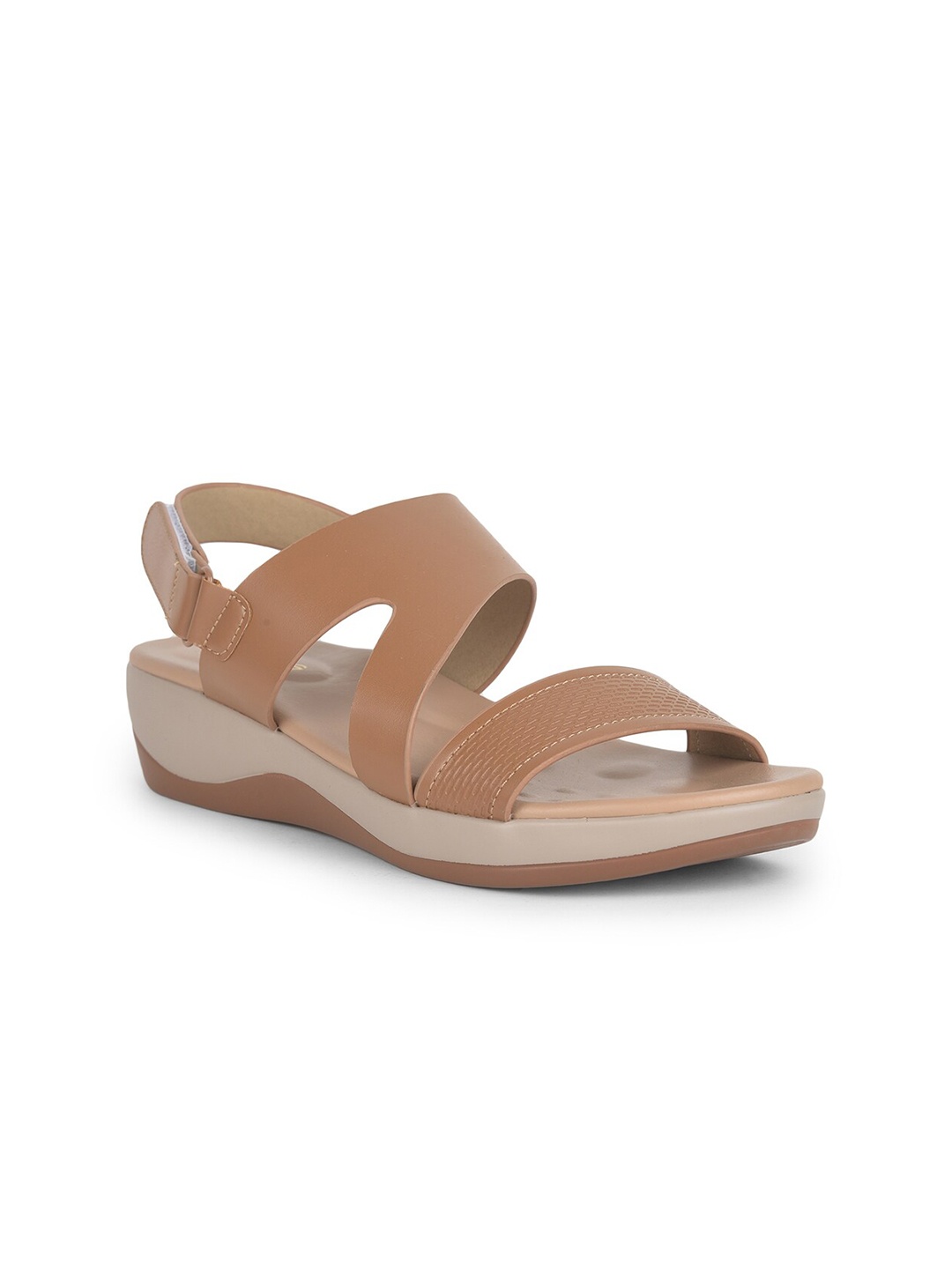 

Liberty Women Open Toe Flats With Backstrap, Brown