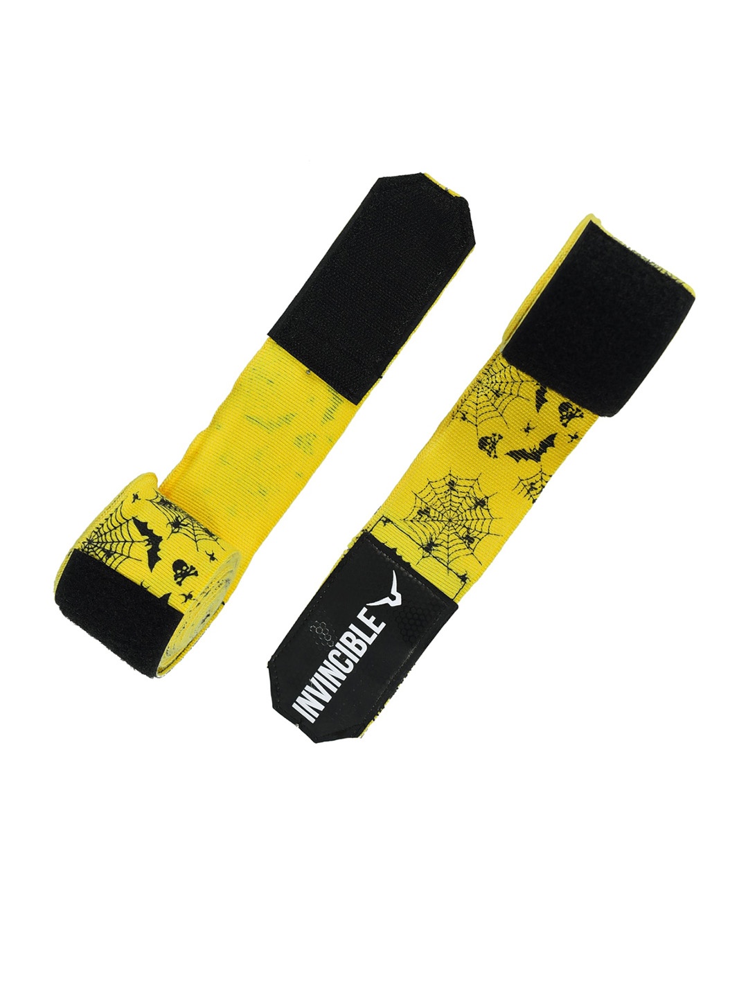

Invincible Printed Boxing MMA Light Weight Soft & Comfortable Hand Wrap, Yellow