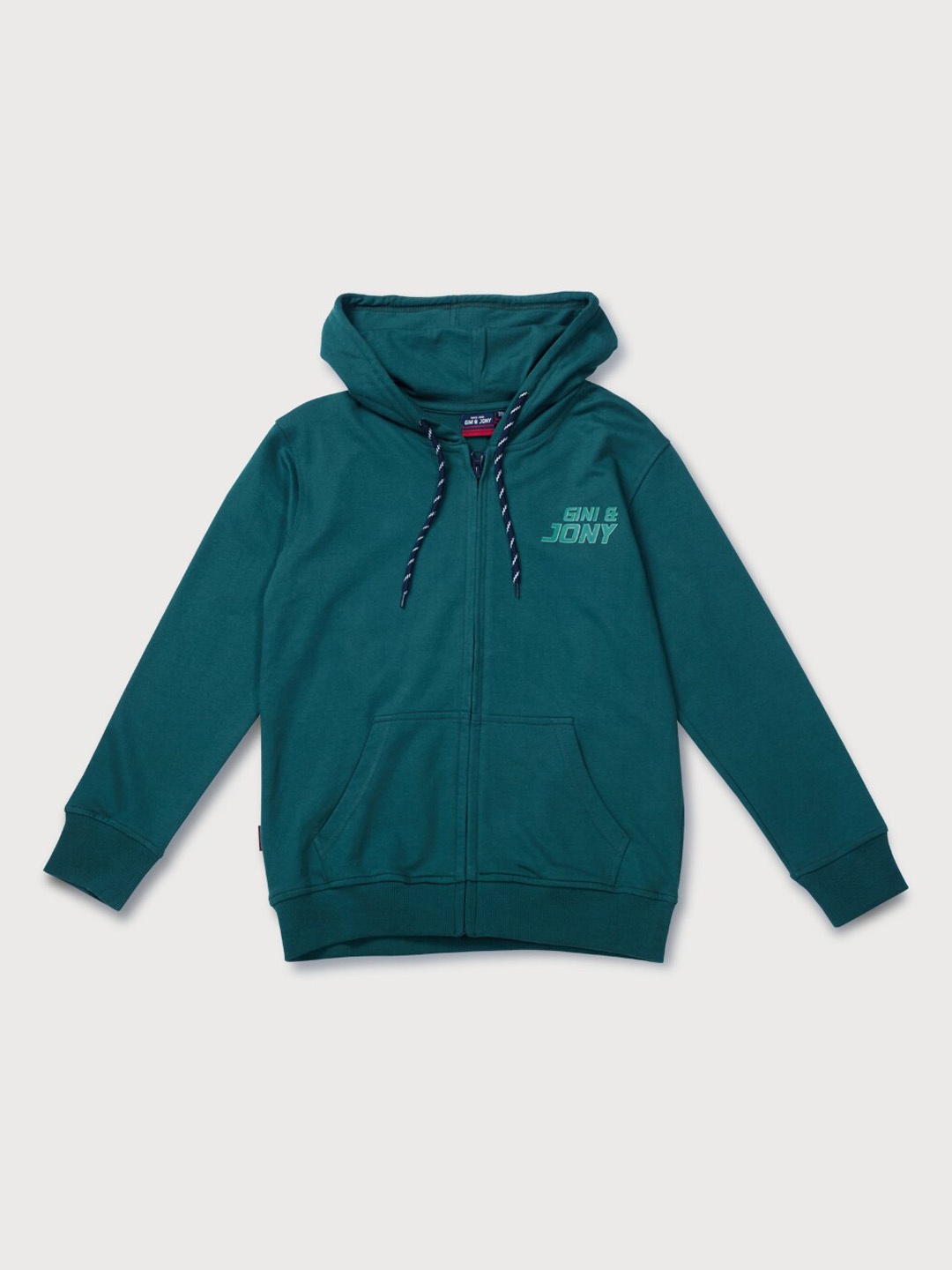 

Gini and Jony Boys Fleece Bomber Jacket, Teal