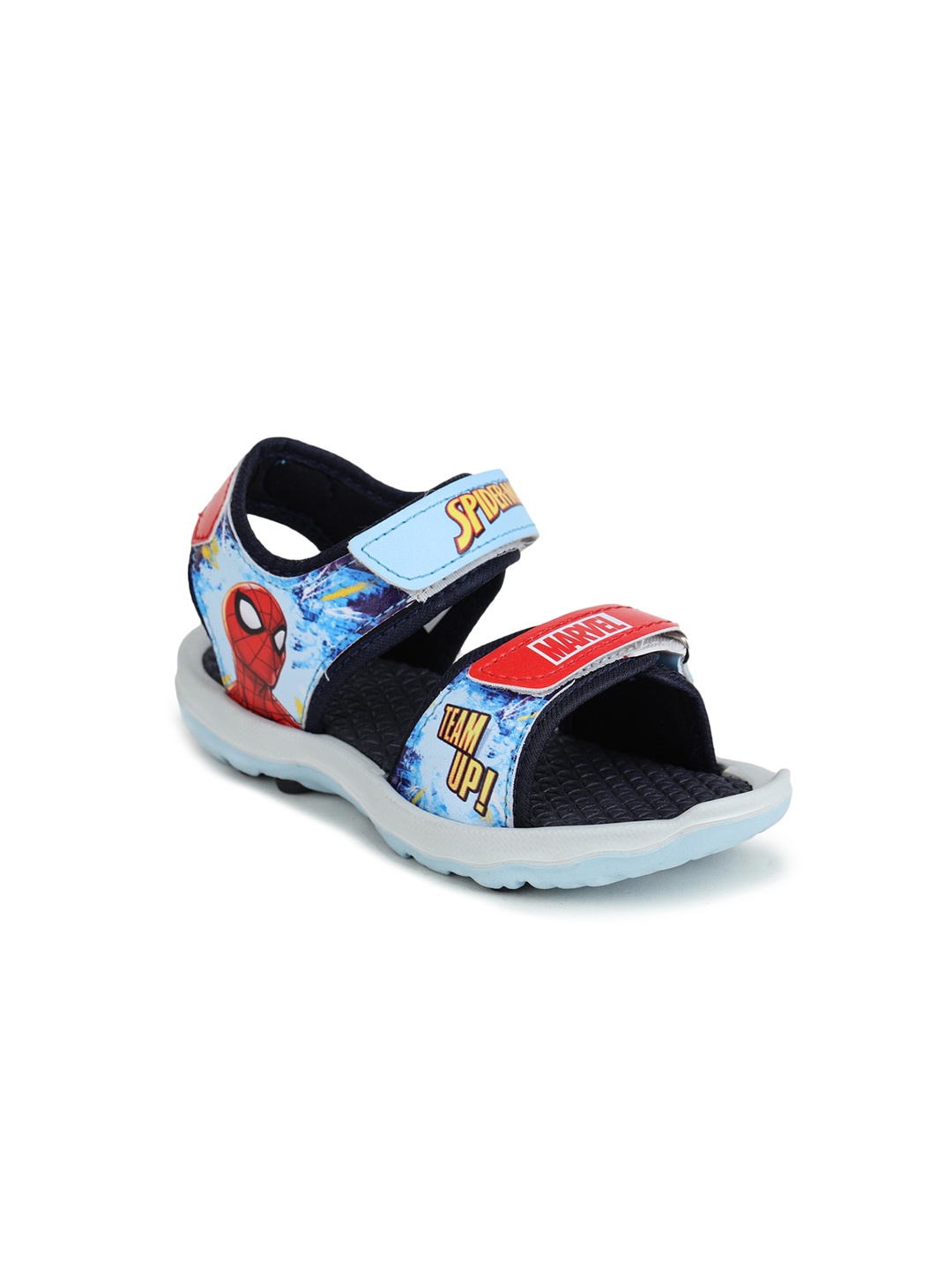 

toothless Boys Spiderman Printed Sports Sandals, Blue