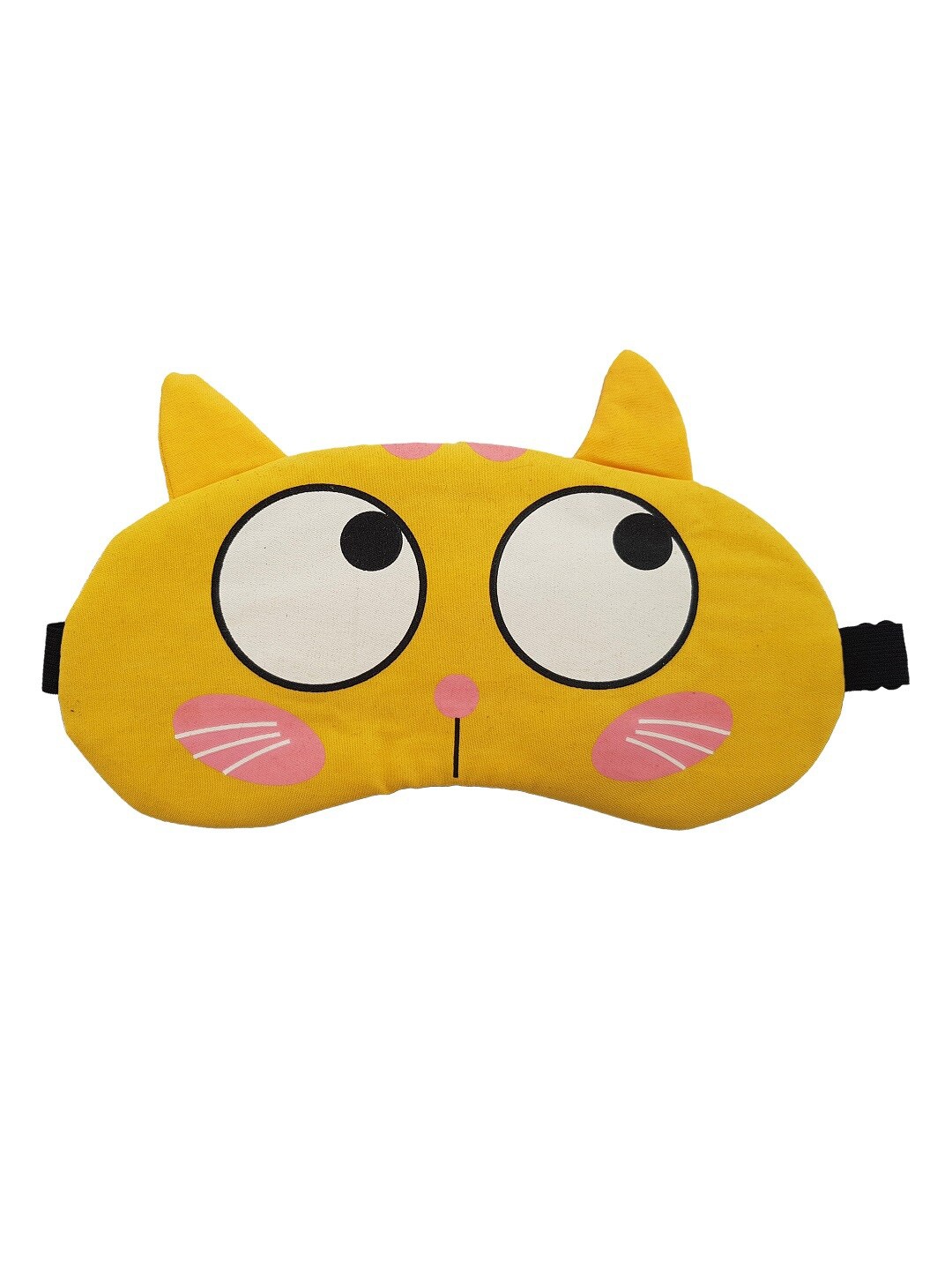 

JENNA Cute Cat Face Sleeping Eye Shade Mask, Yellow