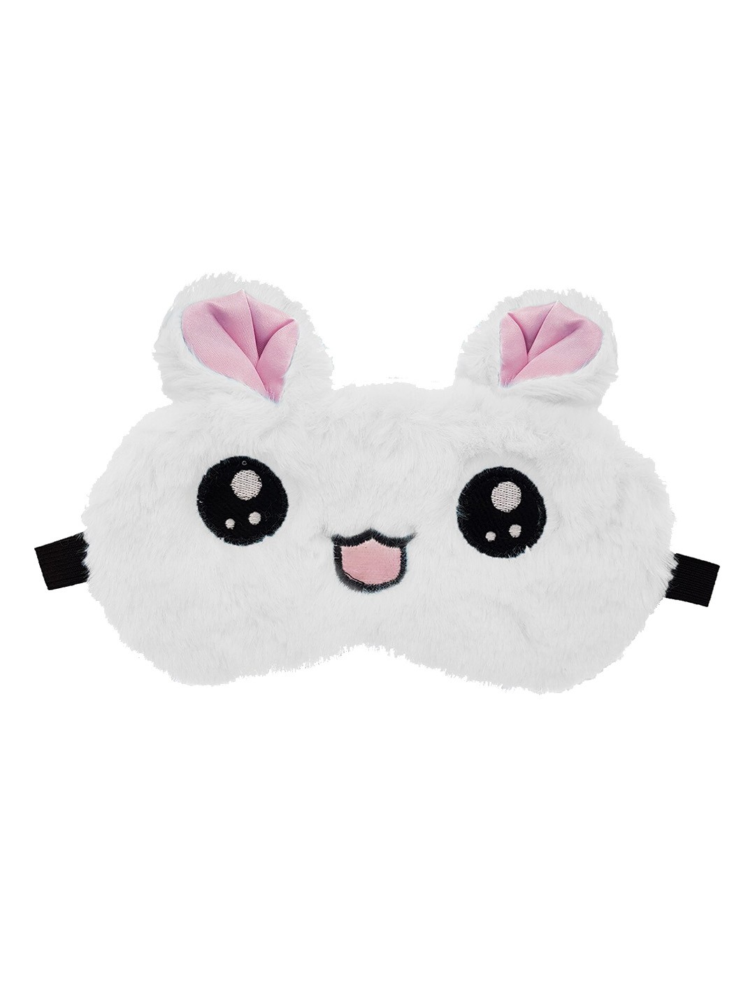 

JENNA Cute Fur Face Sleeping Eye Mask, White
